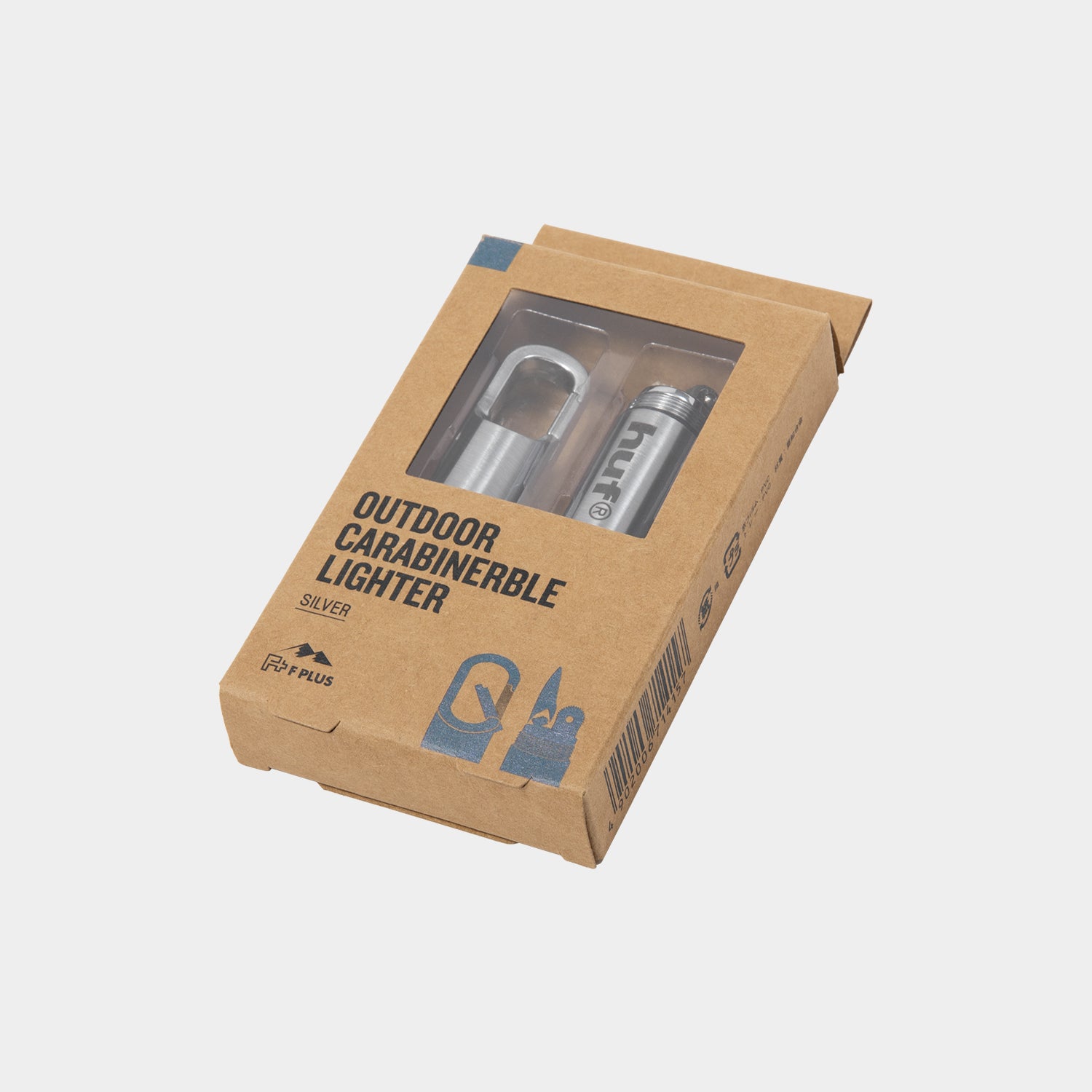 HUF (ハフ) Worldwide JP /OTHERS（その他アクセサリー）/ HUF®eightynine LIGHTER CARABINER商品 / SILVER