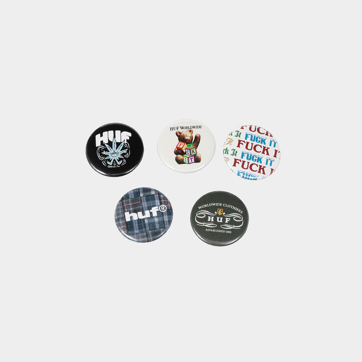 PIN BADGE SET｜OTHERS（その他アクセサリー）｜【公式通販 HUF】｜ハフ