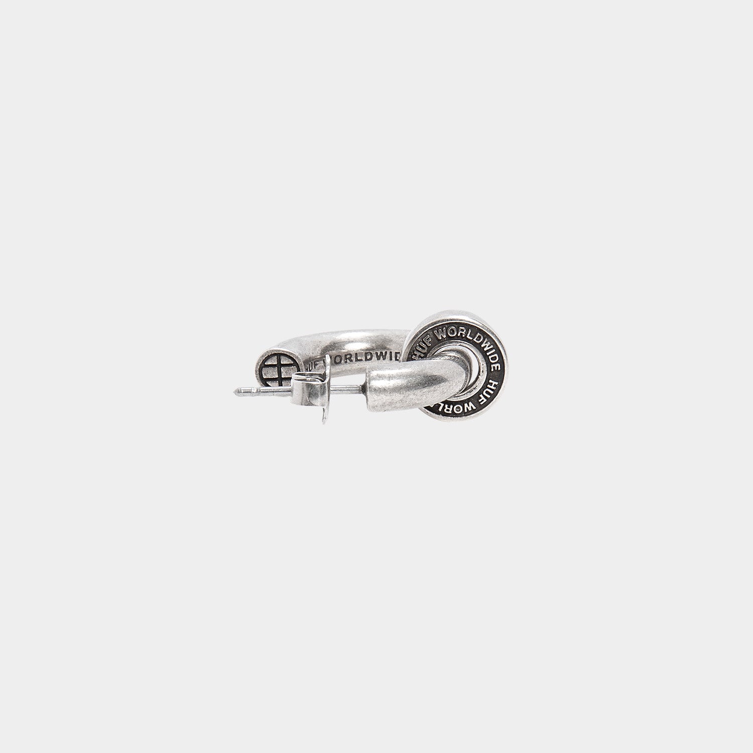 HUF (ハフ) Worldwide JP /JEWELRY（ジュエリー）/ BUTTON UP HOOP PIERCE商品 / SILVER