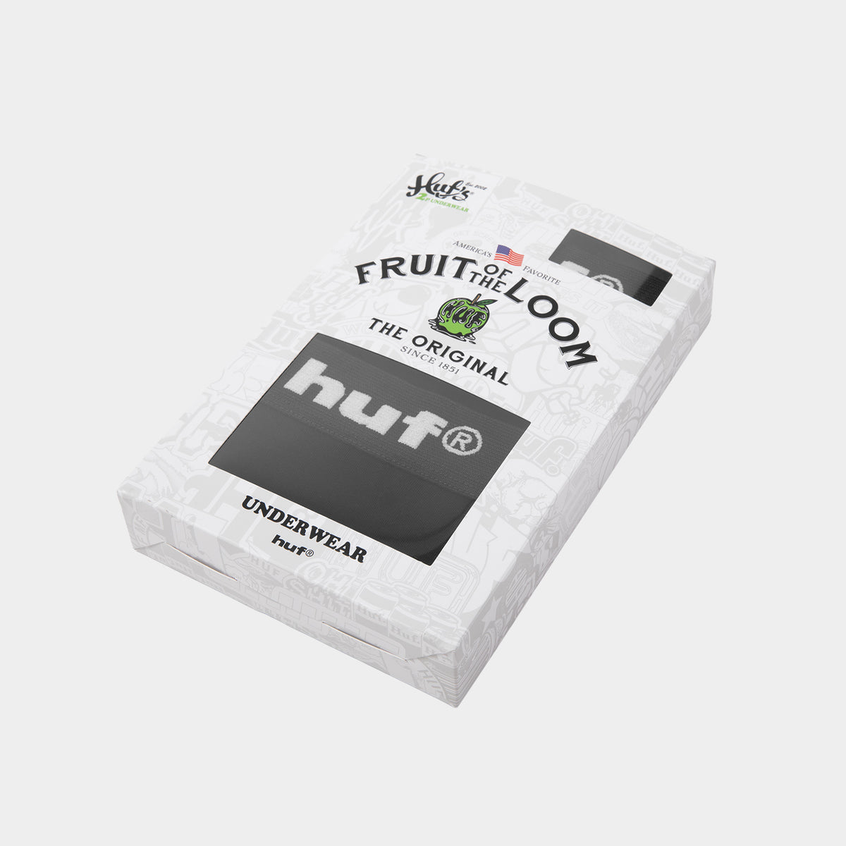 HUF (ハフ) Worldwide JP /OTHERS（その他アクセサリー）/ huf® X FRUIT OF THE LOOM UNDERWEAR 2P PACK商品 / BLACK