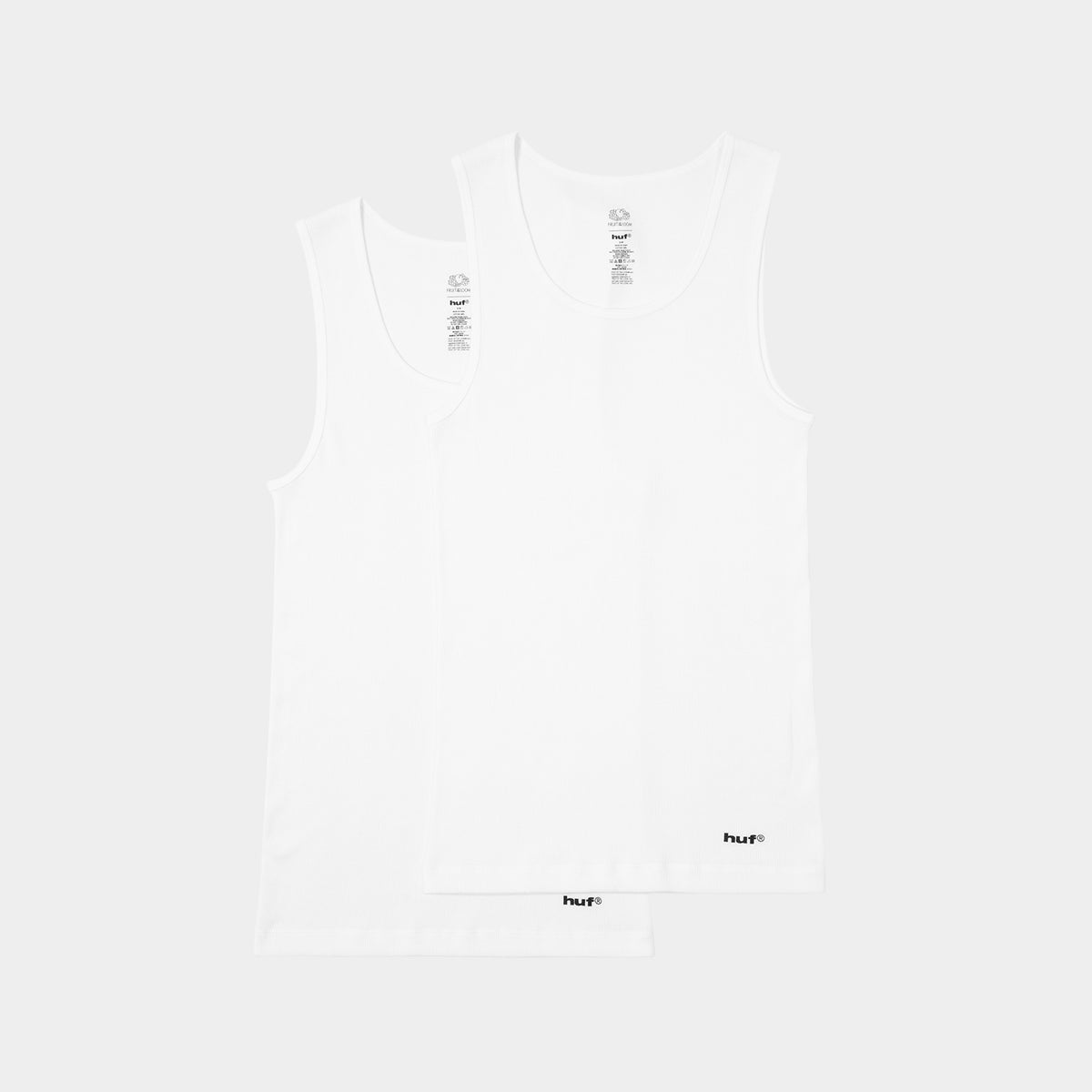 HUF (ハフ) Worldwide JP /OTHERS（その他アクセサリー）/ huf® X FRUIT OF THE LOOM RIB TANK 2P PACK商品 / WHITE