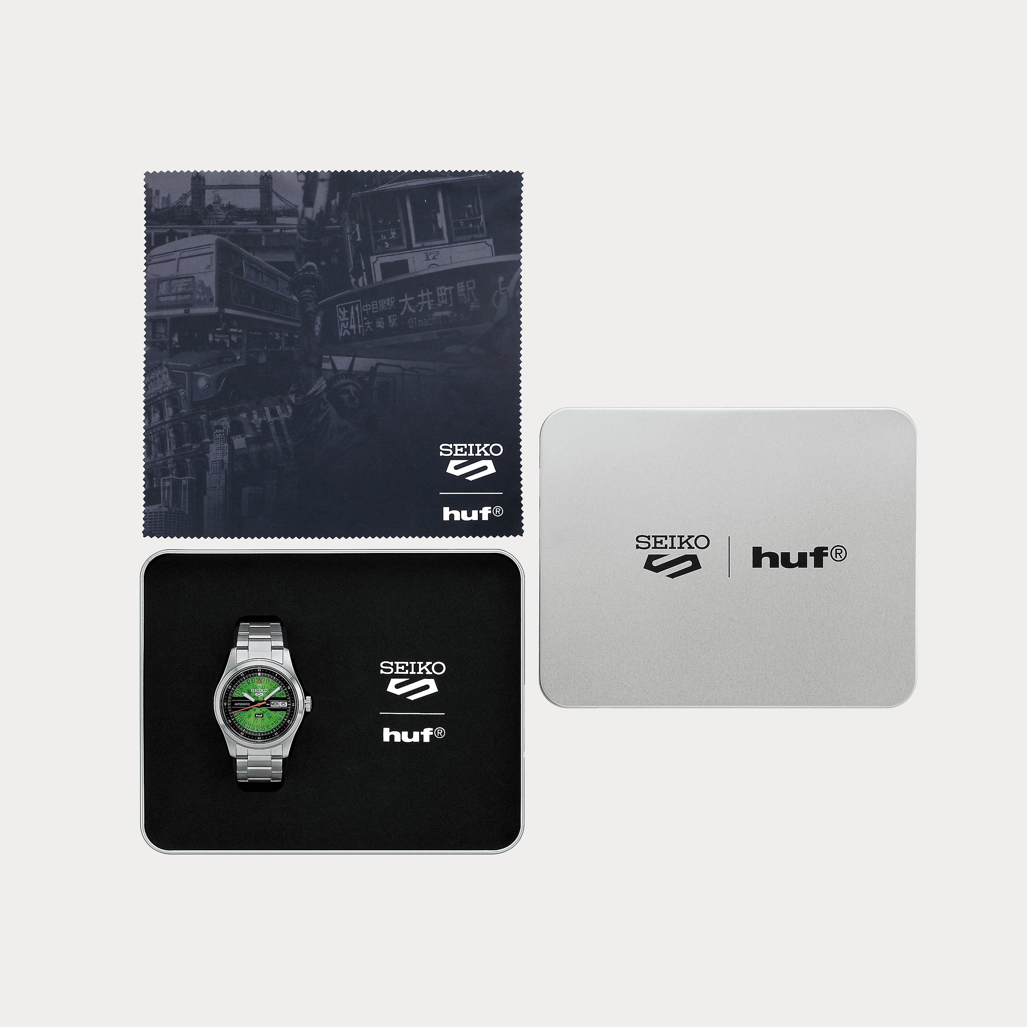 HUF (ハフ) Worldwide JP /OTHERS（その他アクセサリー）/ Seiko 5 Sports HUF Limited Edition商品 / HUF GREEN