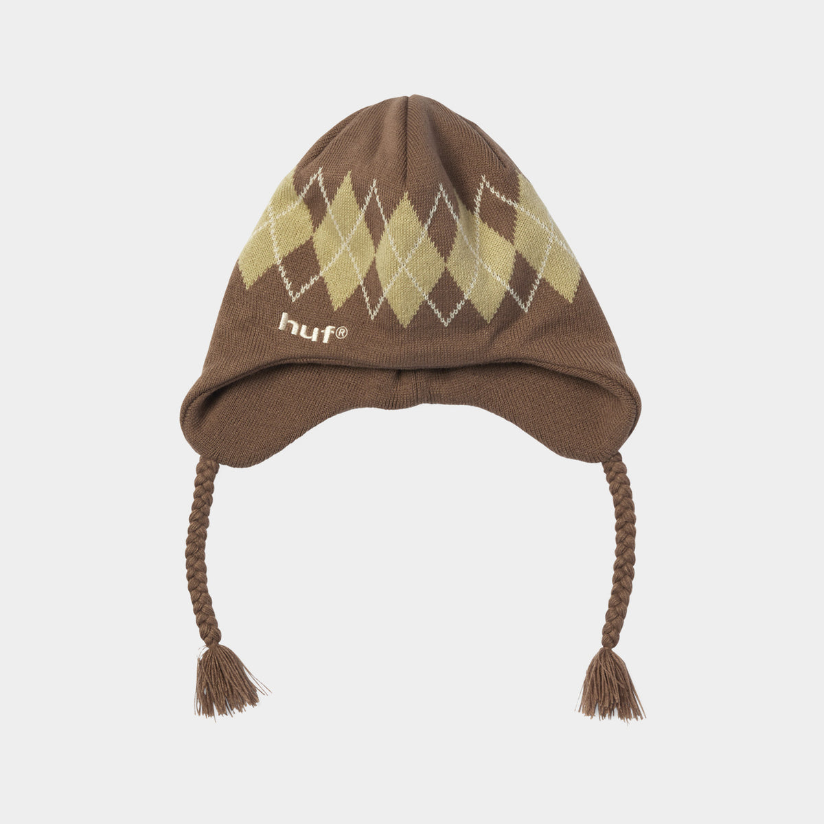 HUF (ハフ) Worldwide JP /HATS & BEANIES（ハット&ビーニー）/ WILSON BRAIDED BEANIE商品 / BROWN