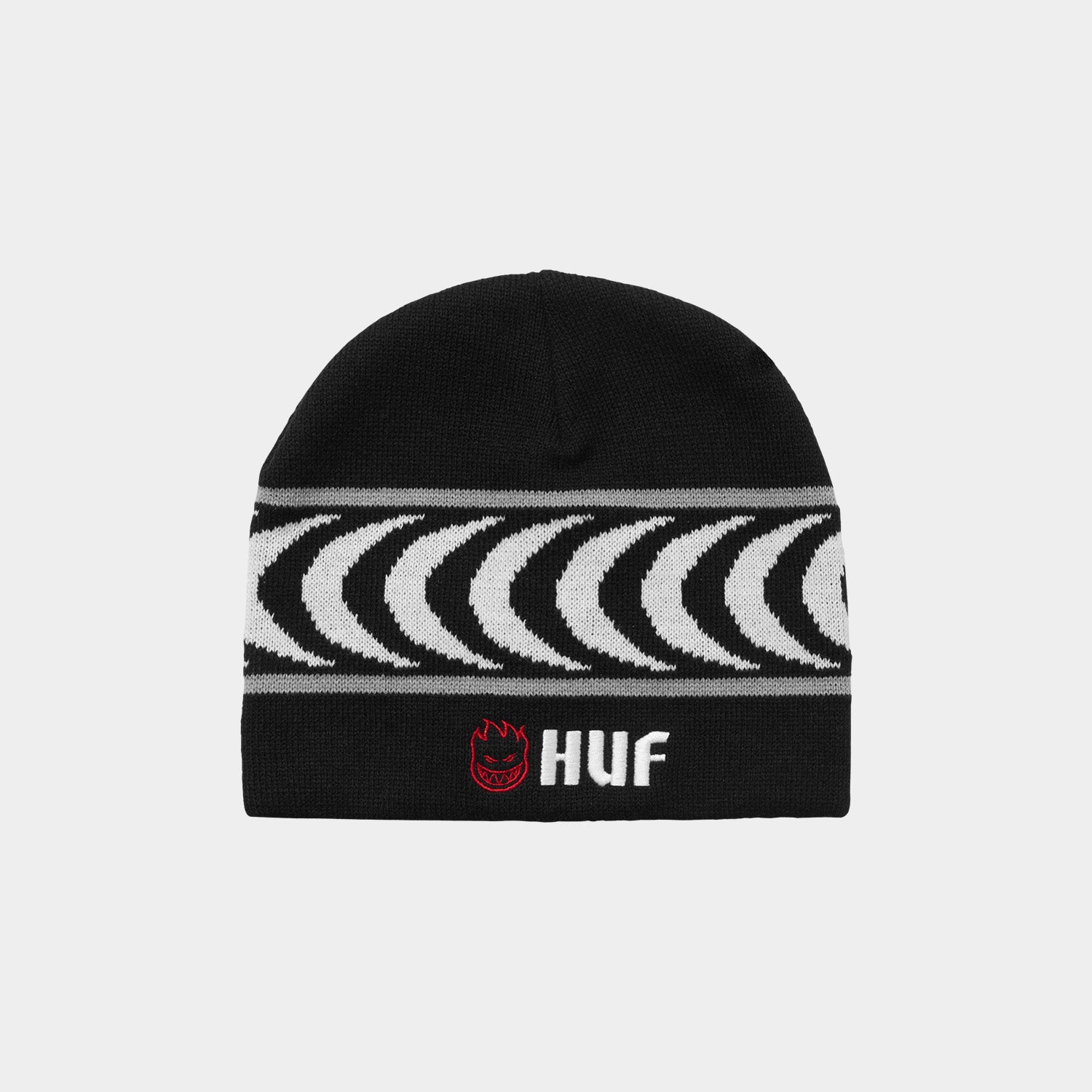 HUF (ハフ) Worldwide JP /HATS & BEANIES（ハット&ビーニー）/ huf X SPITFIRE SKULL BEANIE商品 / BLACK
