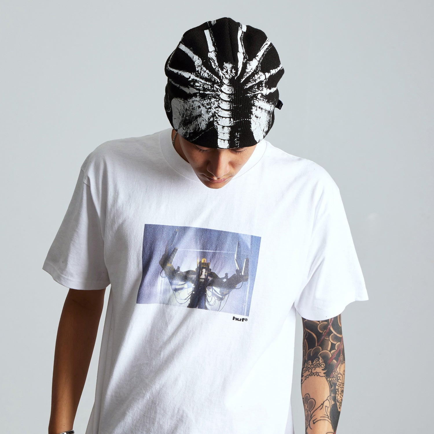 HUF (ハフ) Worldwide JP /HATS & BEANIES（ハット&ビーニー）/ HUF X ALIENS FACEHUGGER SKULL BEANIE商品 / BLACK