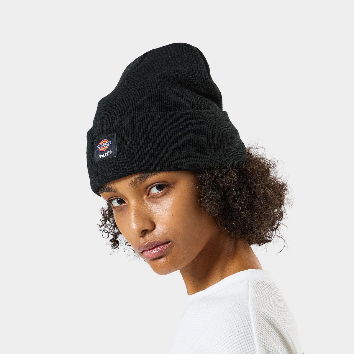 HUF (ハフ) Worldwide JP /HATS & BEANIES（ハット&ビーニー）/ huf® x Dickies® KNIT BEANIE商品 / BLACK
