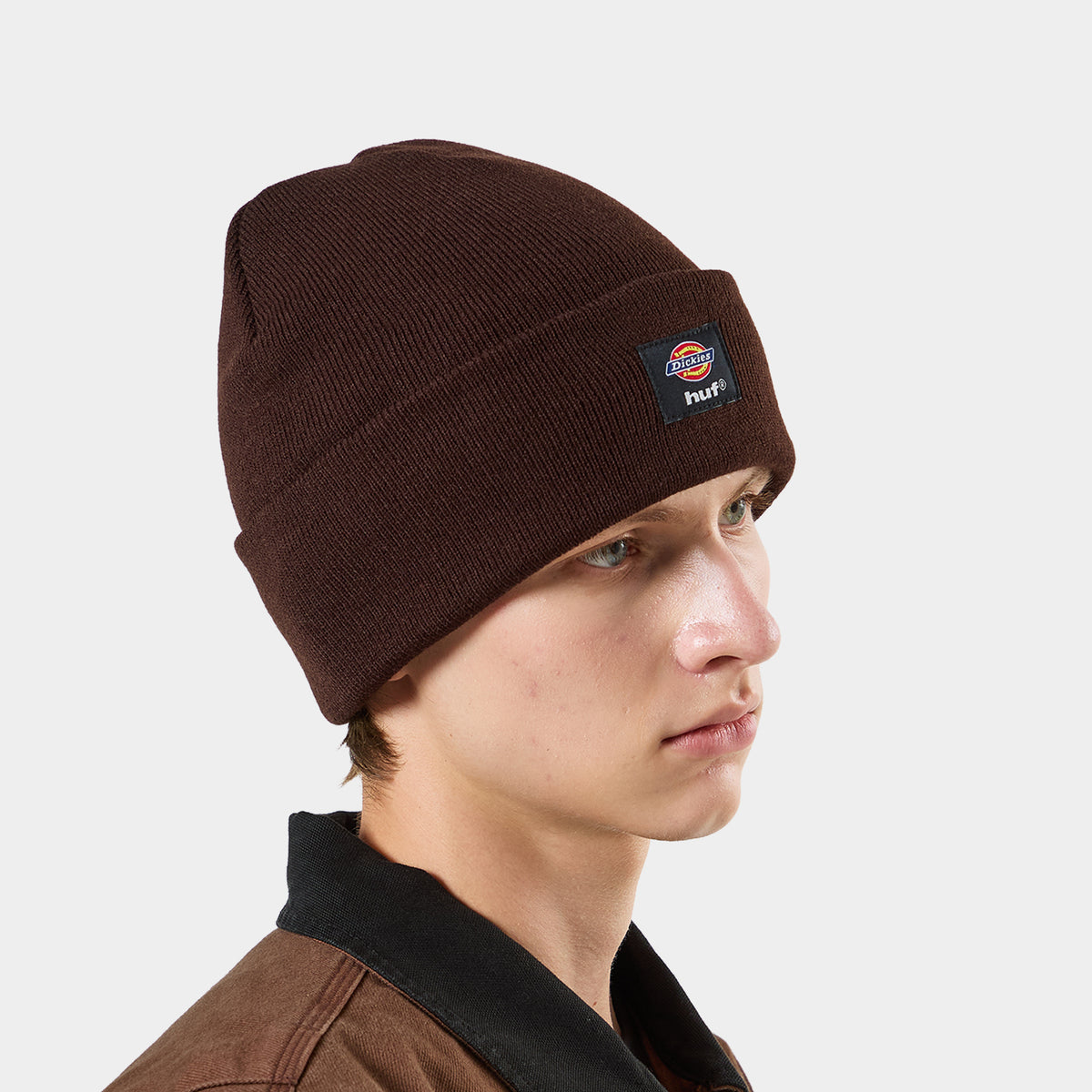 HUF (ハフ) Worldwide JP /HATS & BEANIES（ハット&ビーニー）/ huf® x Dickies® KNIT BEANIE商品 / BLACK