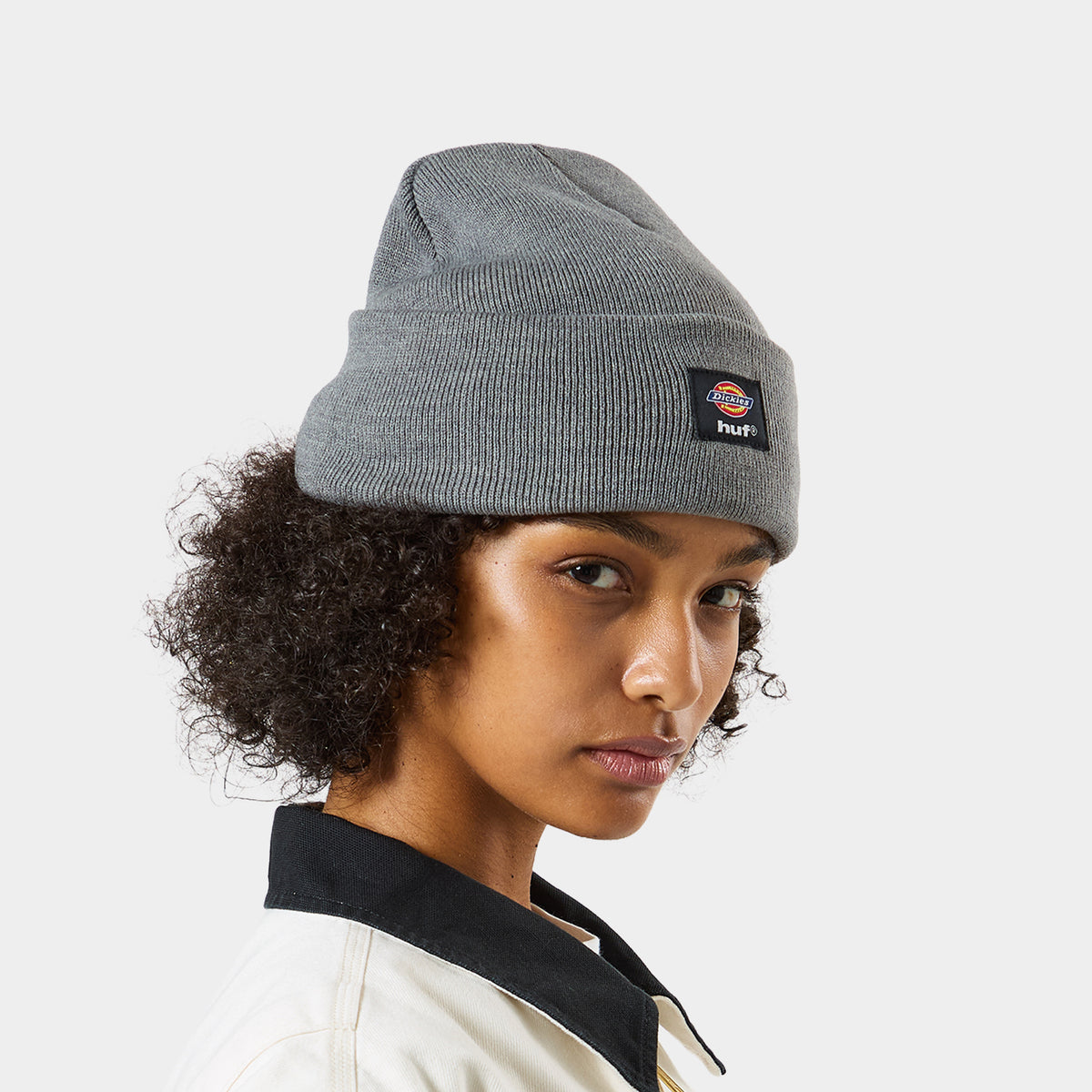 HUF (ハフ) Worldwide JP /HATS & BEANIES（ハット&ビーニー）/ huf® x Dickies® KNIT BEANIE商品 / BLACK