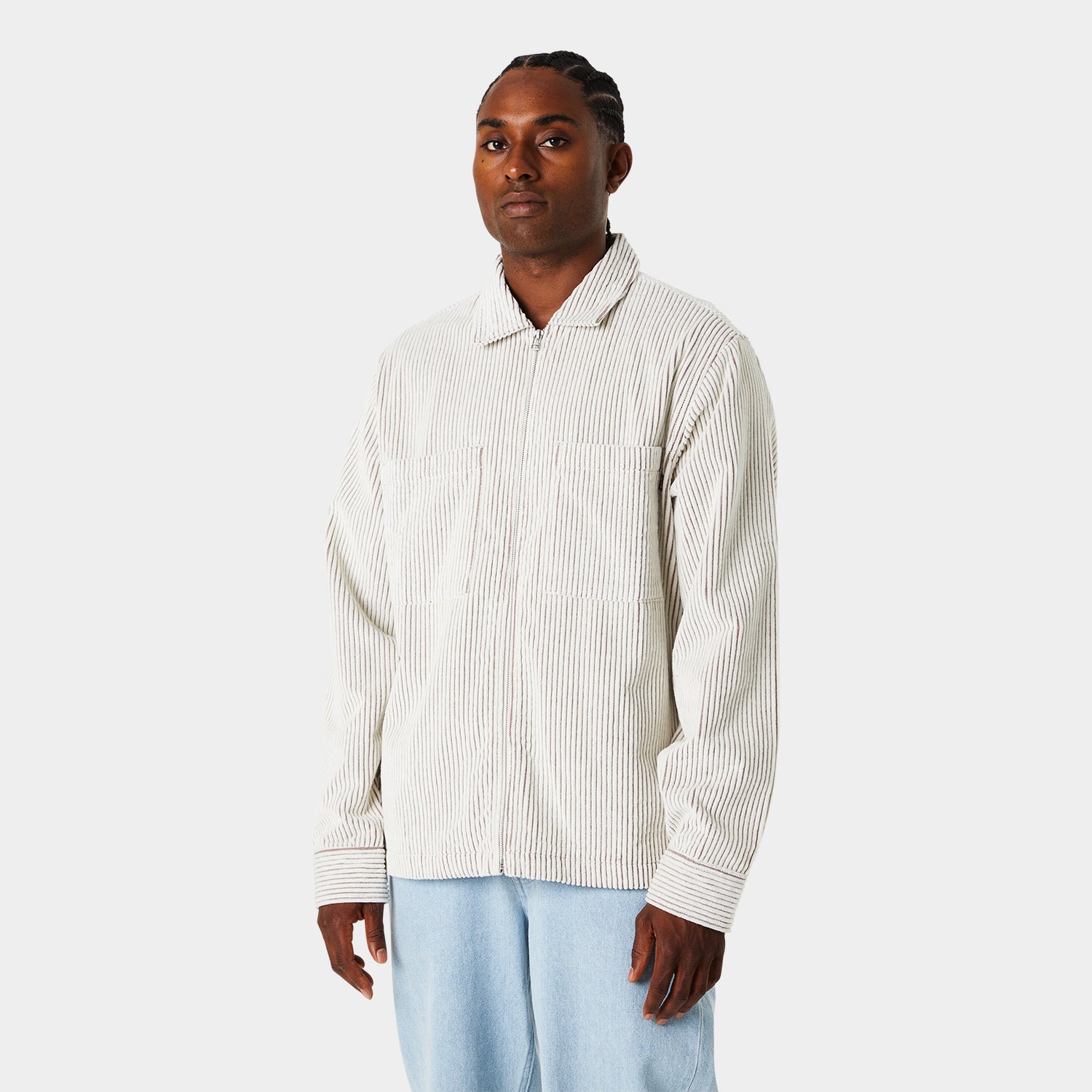 TWO TONE CORDUROY ZIP SHACKET - HUF Worldwide JP