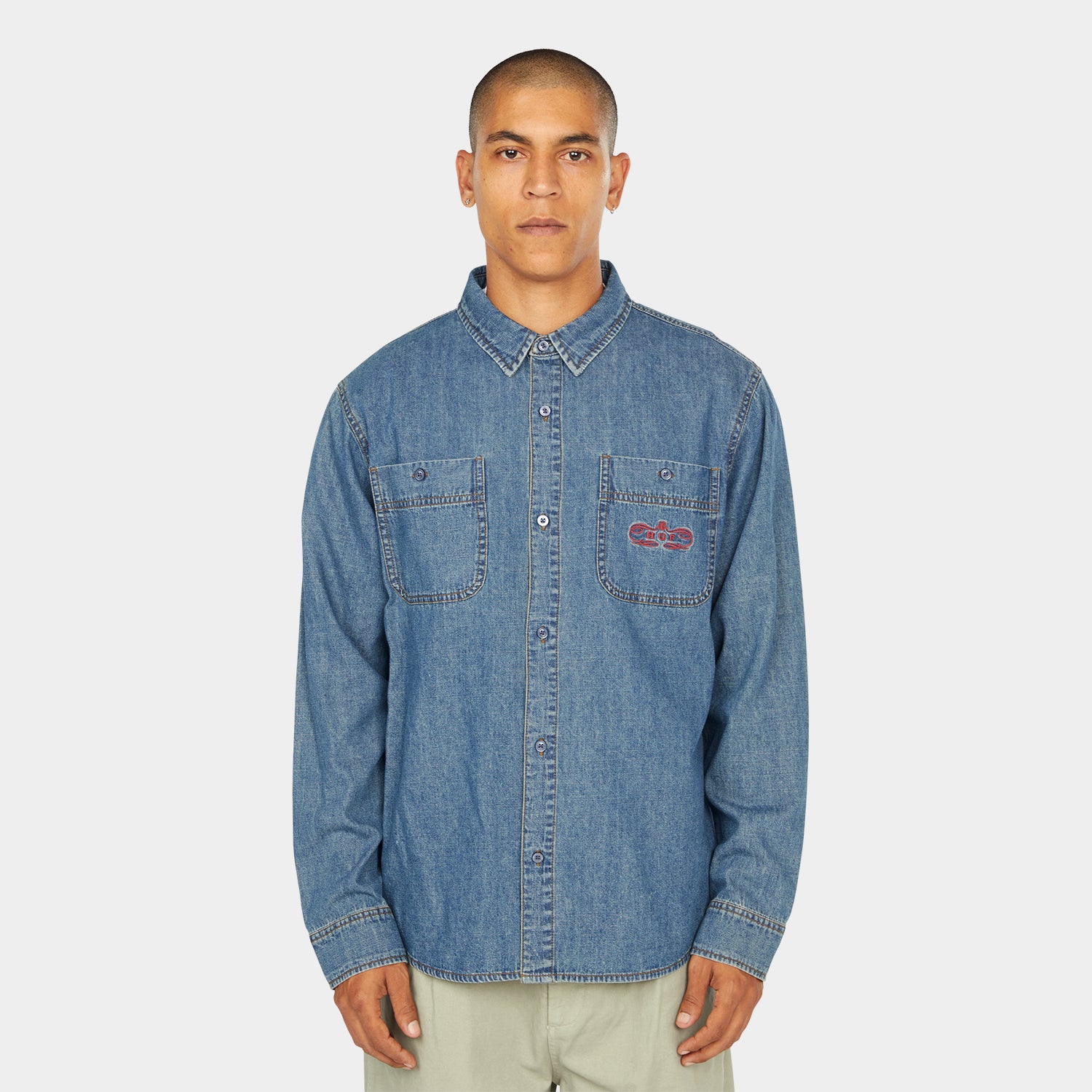 WORLDWIDE CLOTHIERS DENIM SHIRT｜TOPS & SHIRTS（トップス&シャツ