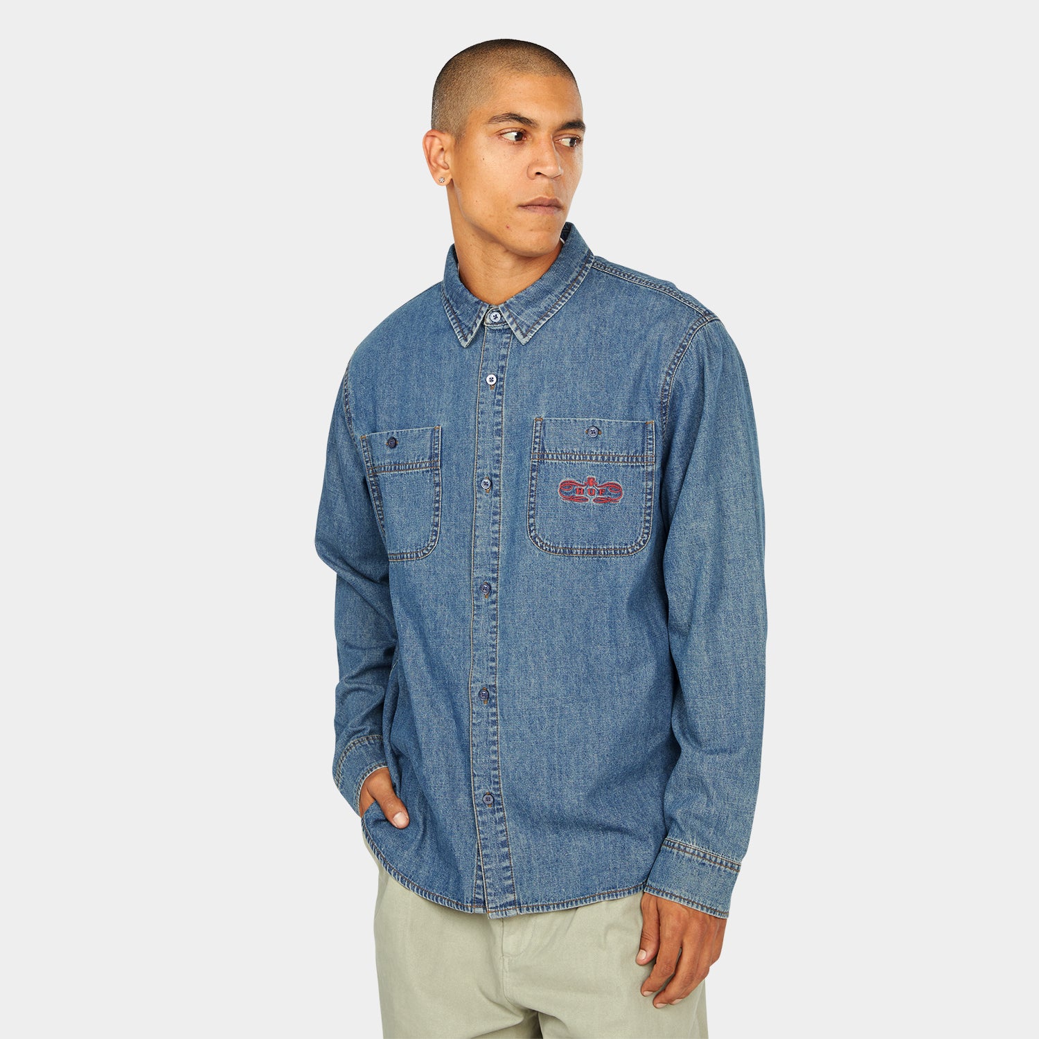 WORLDWIDE CLOTHIERS DENIM SHIRT｜TOPS & SHIRTS（トップス&シャツ