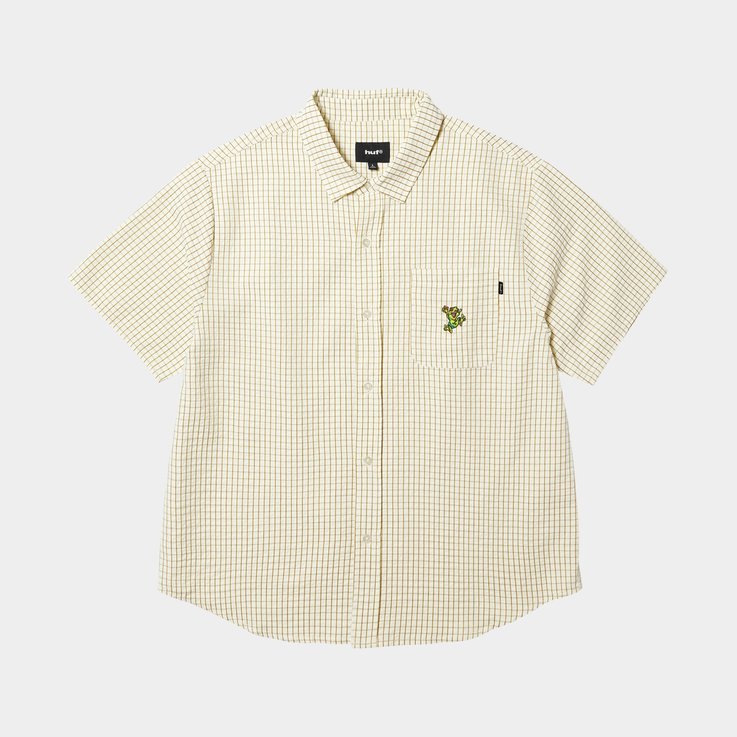 HUF (ハフ) Worldwide JP /T-SHIRTS（Tシャツ）/ STUCK ON YOU PLAID SHIRT商品 / ICE BLUE