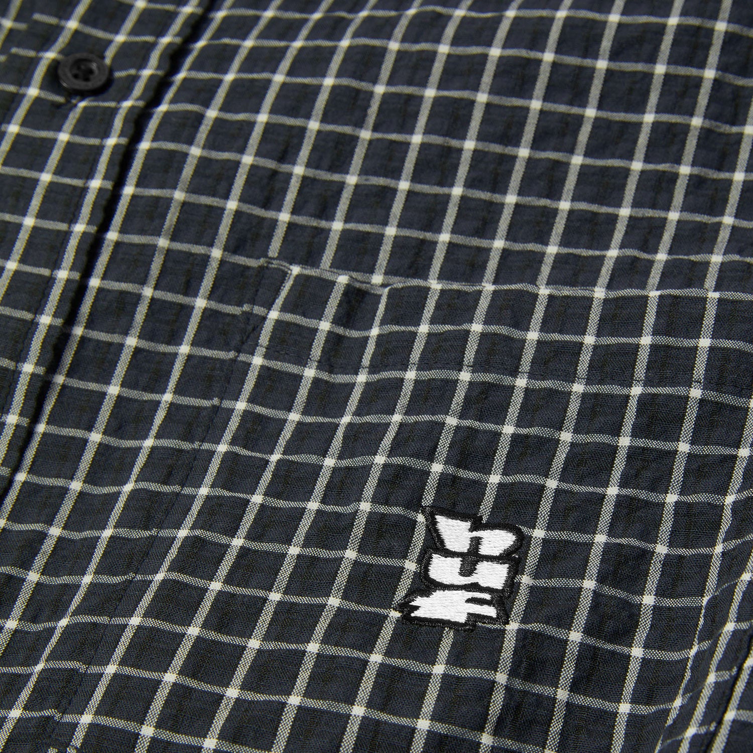 HUF (ハフ) Worldwide JP /TOPS & SHIRTS（トップス&シャツ）/ MEGABLAST LS WOVEN TOP商品 / BLACK