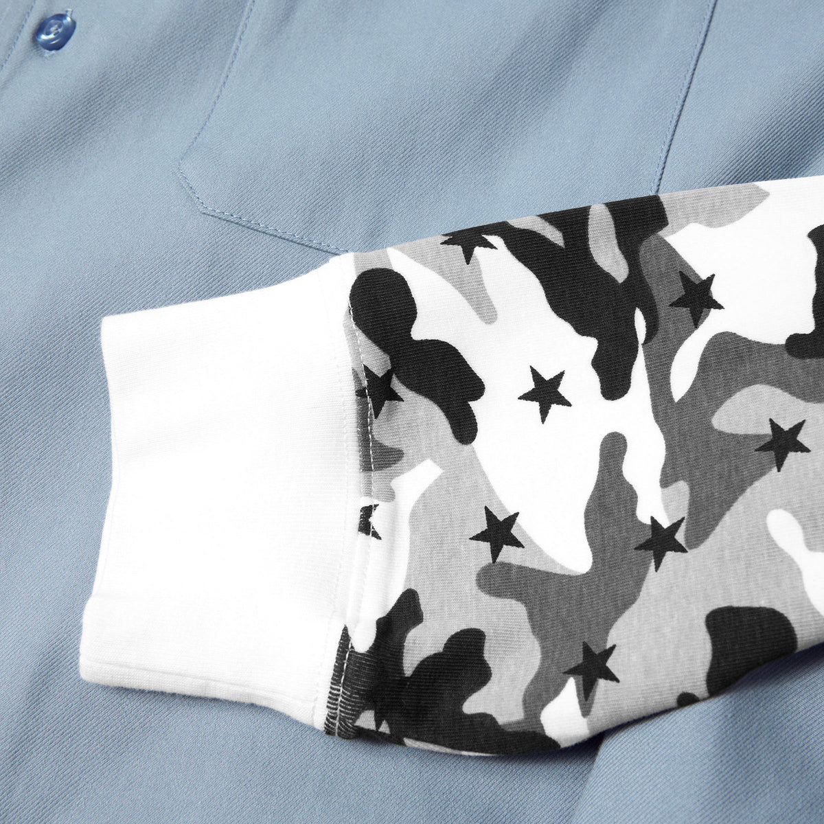HUF (ハフ) Worldwide JP /TOPS & SHIRTS（トップス&シャツ）/ SHADOWS LS WORK SHIRT商品 / LIGHT BLUE