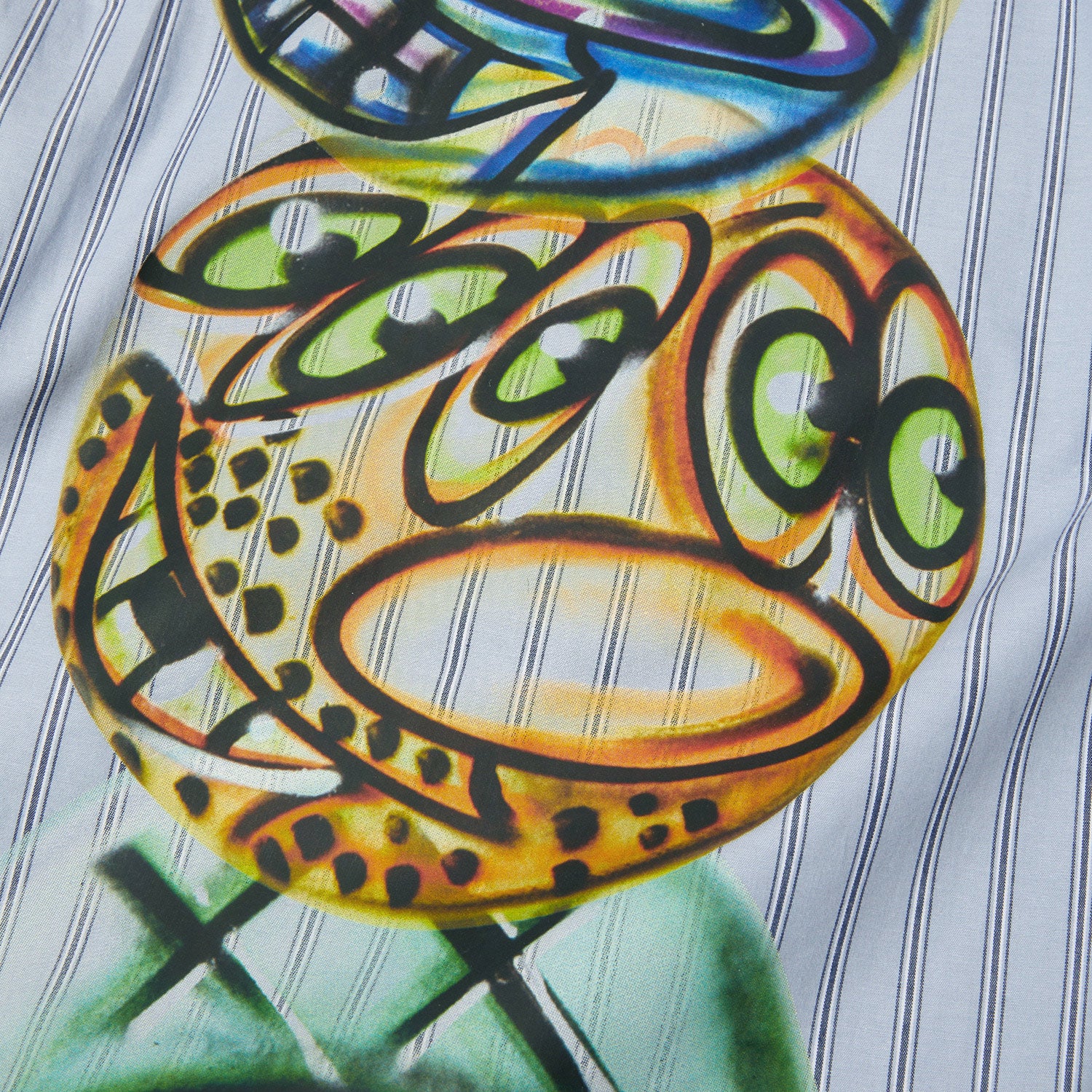KENNY SCHARF TELEVISION STRIPE SHIRT｜TOPS & SHIRTS（トップス