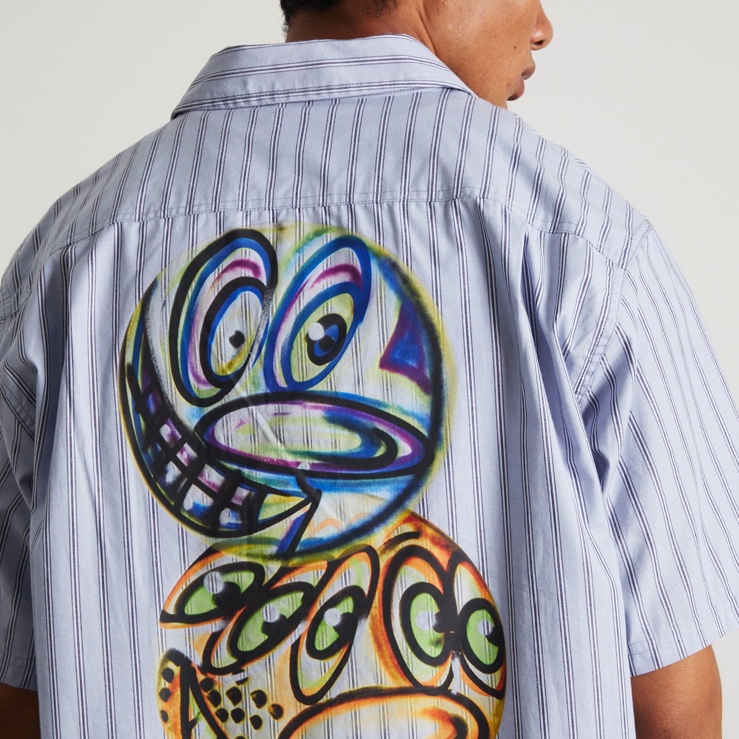 KENNY SCHARF TELEVISION STRIPE SHIRT｜TOPS & SHIRTS（トップス