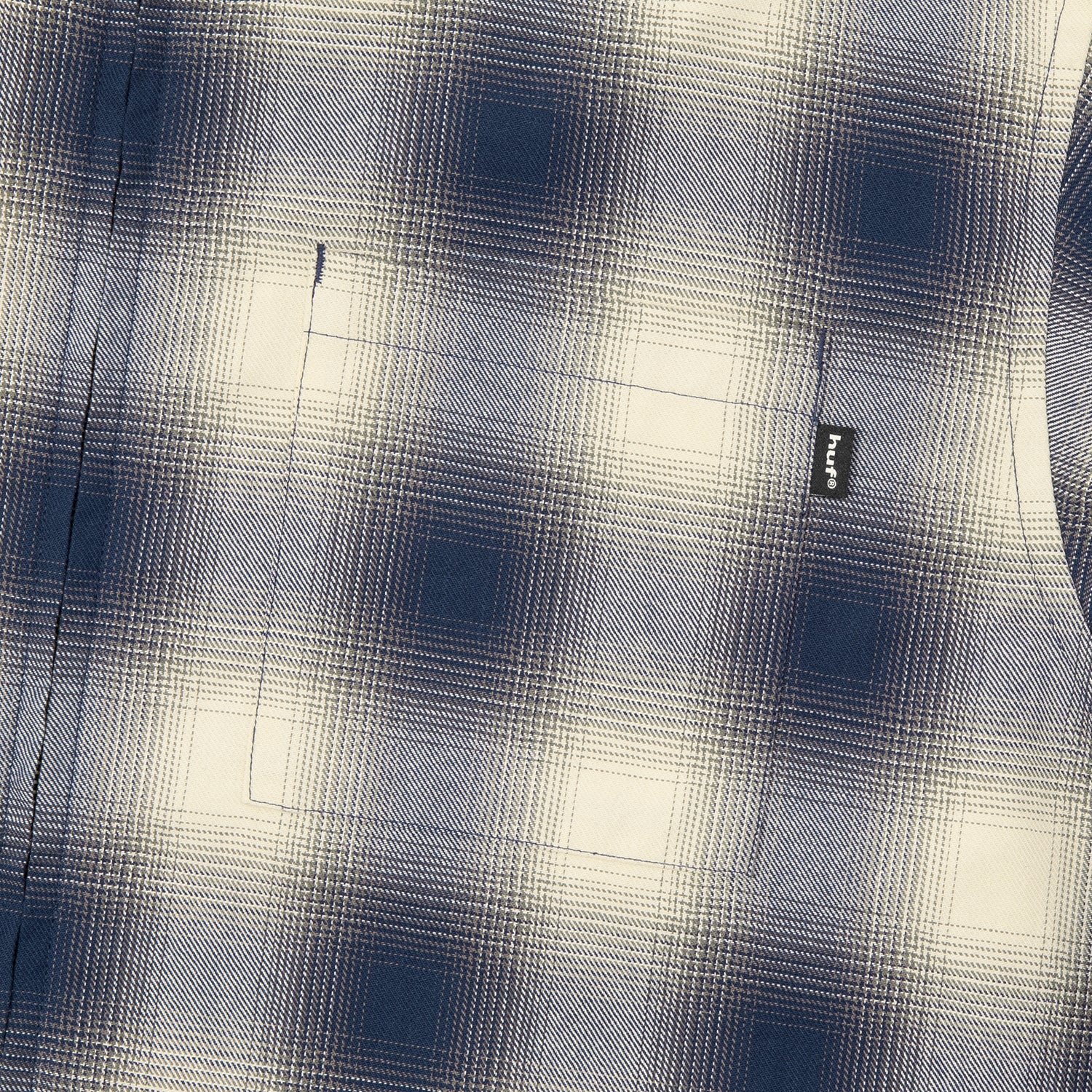 トップス HUF OMBRE ZIP LS SHIRT BLACK M OMBRE ZIP LS SHIRT｜TOPS & SHIRTS（トップス&シャツ）｜【公式通販