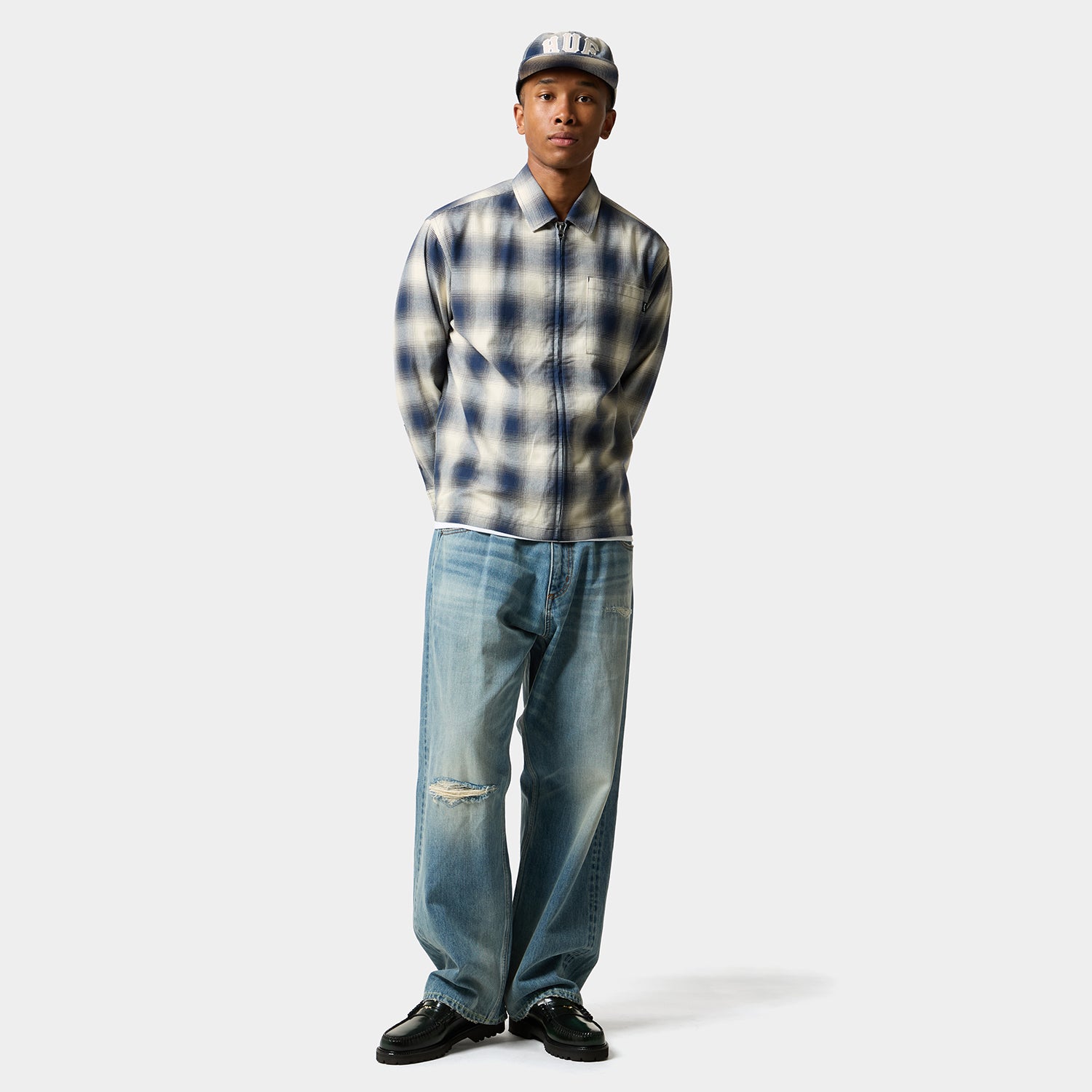 OMBRE ZIP LS SHIRT｜TOPS & SHIRTS（トップス&シャツ）｜【公式通販