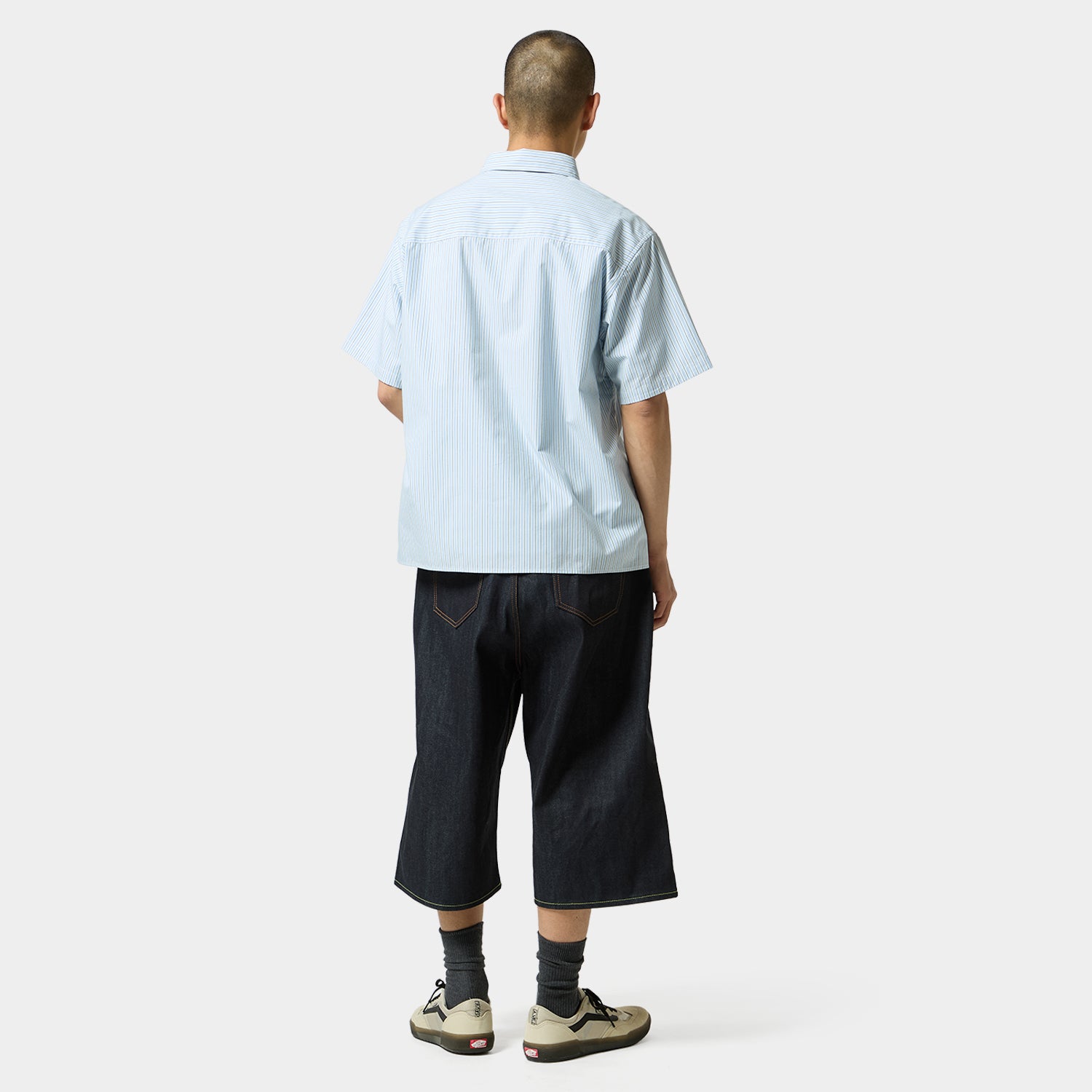 HUF (ハフ) Worldwide JP /TOPS & SHIRTS（トップス&シャツ）/ MEGABLAST STRIPE SHIRT商品 / FOREST GREEN