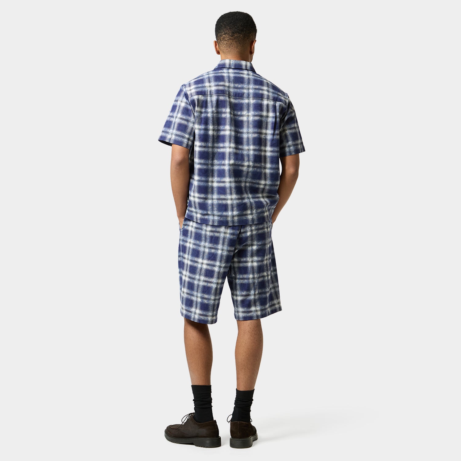 HUF (ハフ) Worldwide JP /TOPS & SHIRTS（トップス&シャツ）/ MISTY PLAID SHIRT商品 / NAVY