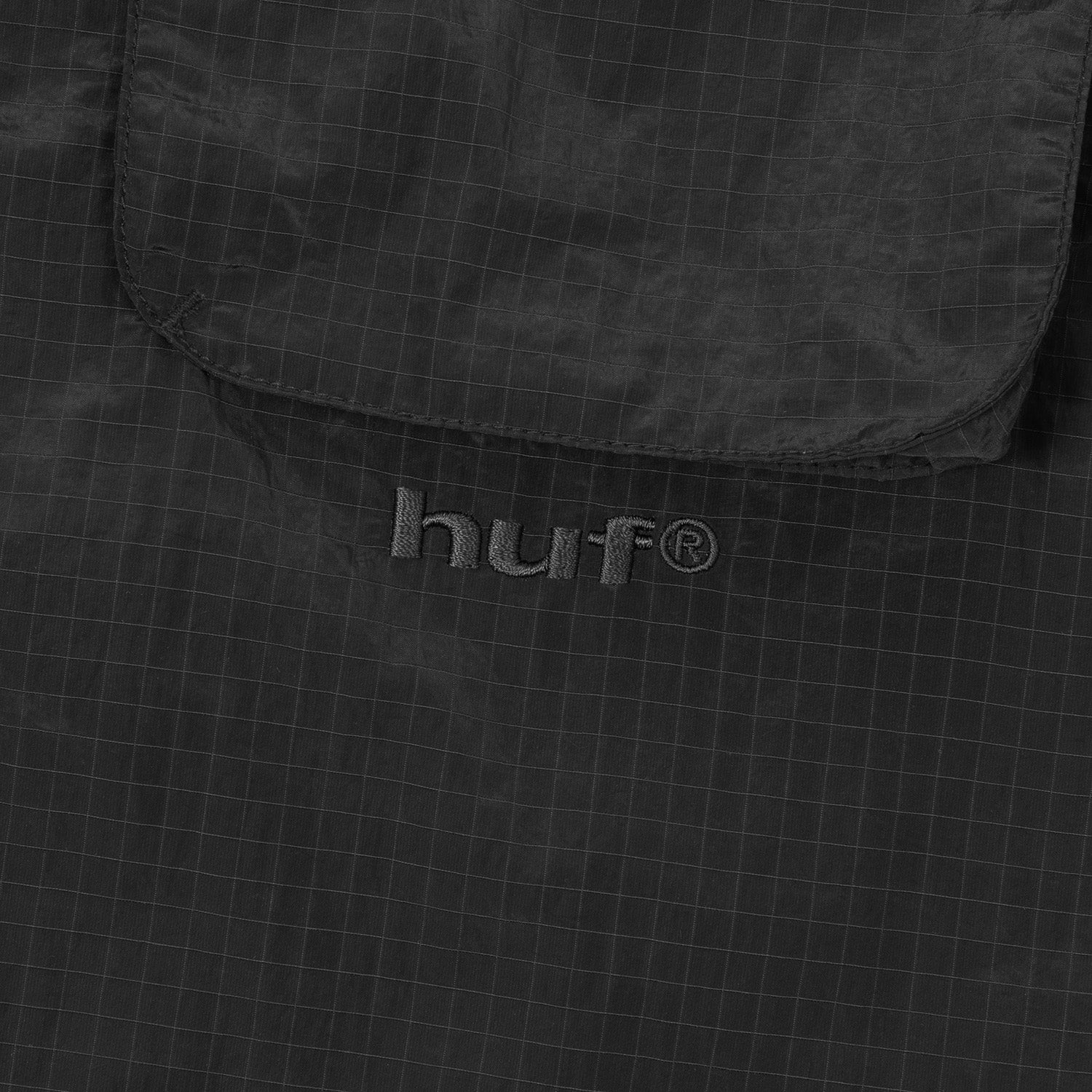 HUF (ハフ) Worldwide JP /TOPS & SHIRTS（トップス&シャツ）/ UTILITY NYLON SHEER SHIRT商品 / BLACK