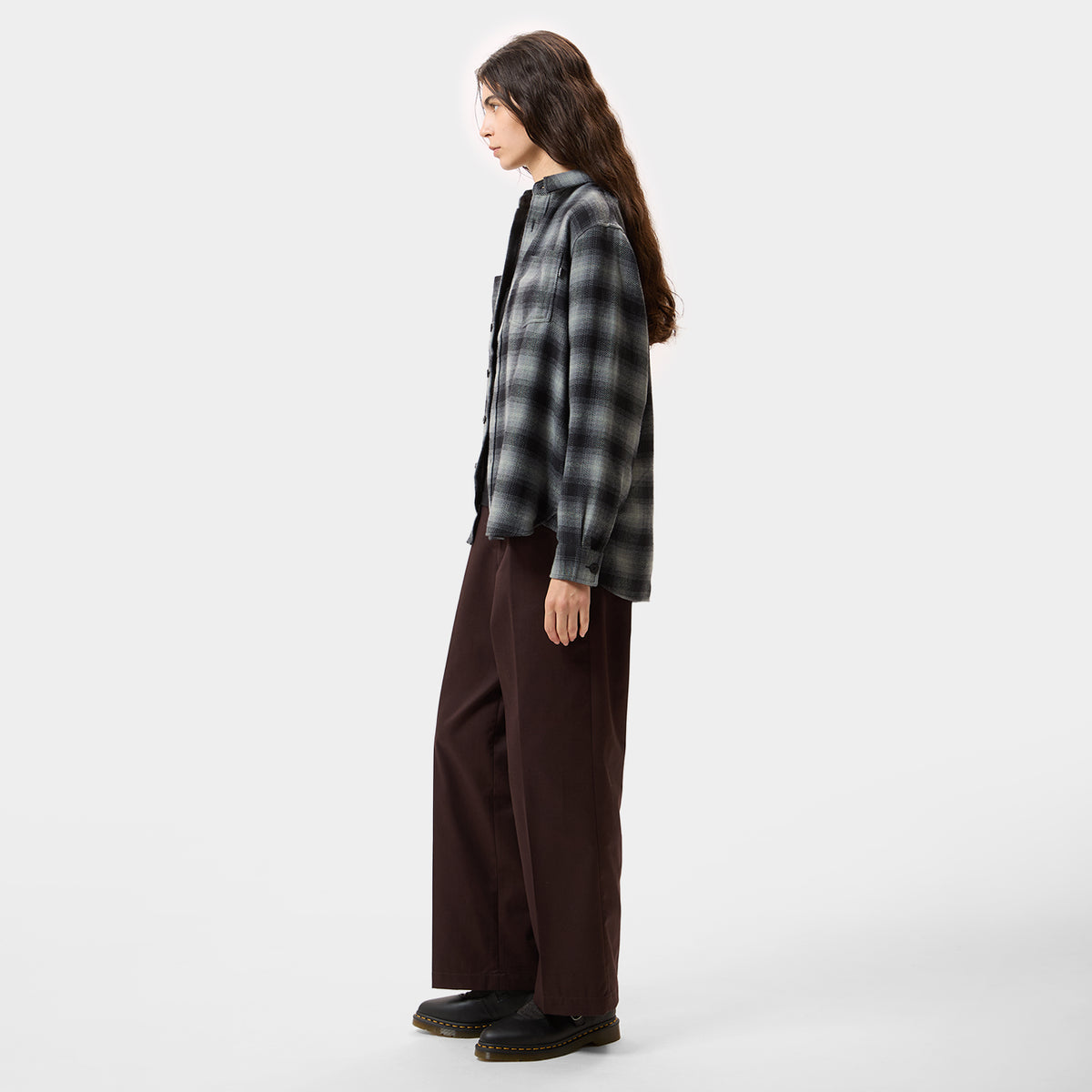 HUF (ハフ) Worldwide JP /TOPS & SHIRTS（トップス&シャツ）/ GEARY FLANNEL LS SHIRT商品 / GREEN
