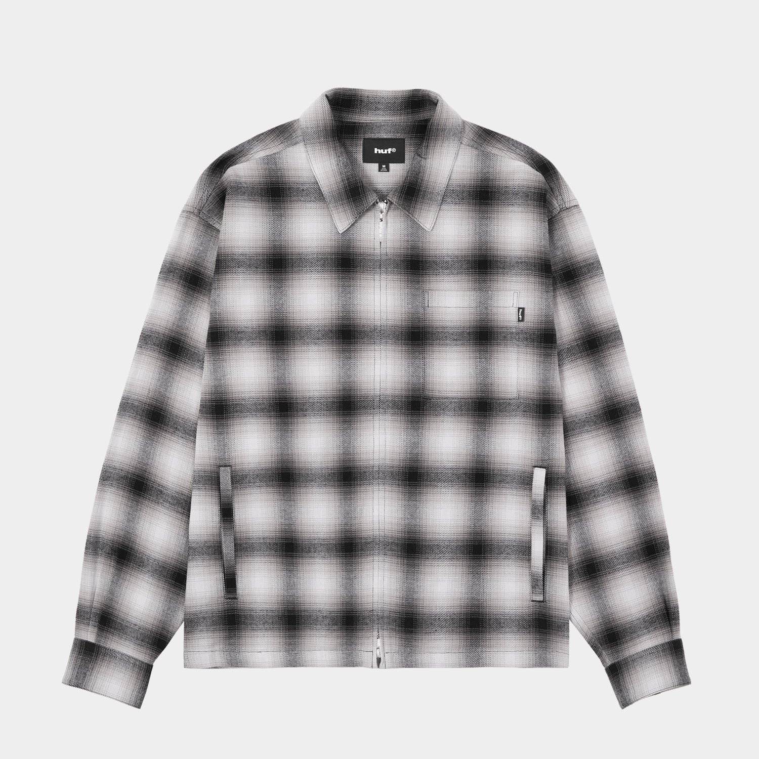 HUF (ハフ) Worldwide JP /TOPS & SHIRTS（トップス&シャツ）/ DURANGO ZIP LS SHIRT商品 / BLACK