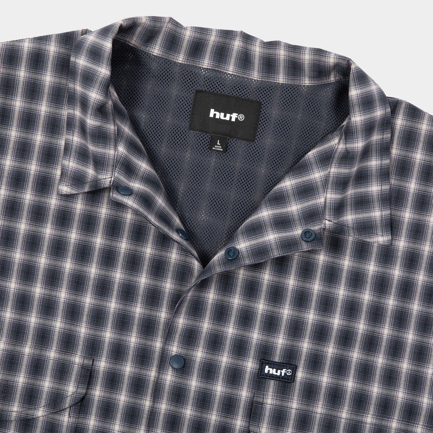 HUF (ハフ) Worldwide JP /TOPS & SHIRTS（トップス&シャツ）/ AIR FLOW CONVERTIBLE LS SHIRT商品 / BROWN