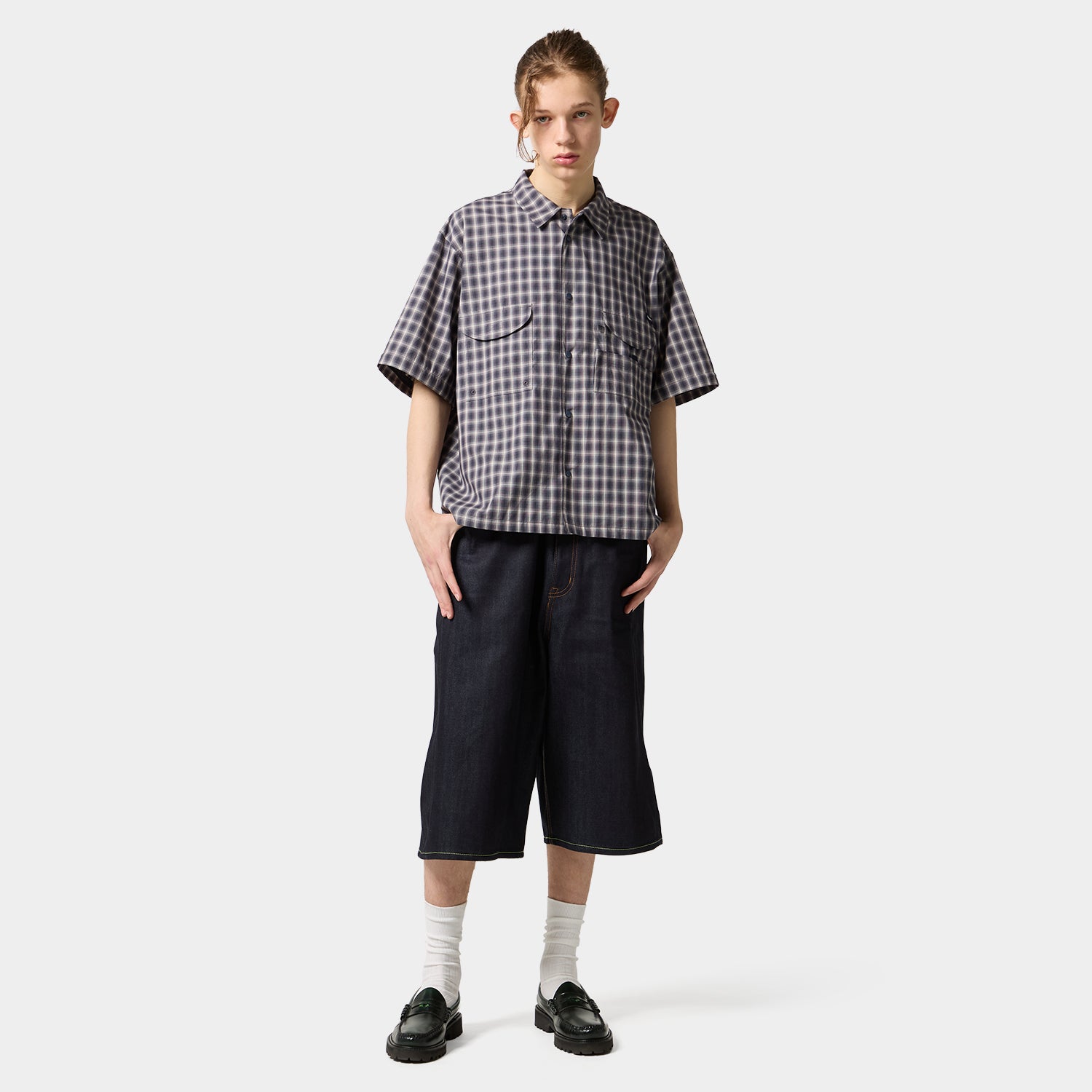 HUF (ハフ) Worldwide JP /TOPS & SHIRTS（トップス&シャツ）/ AIR FLOW CONVERTIBLE LS SHIRT商品 / BROWN