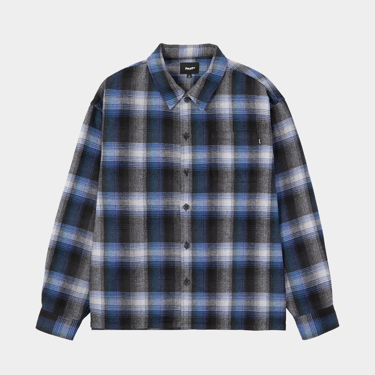 HUF (ハフ) Worldwide JP / TOPS & SHIRTS（トップス&シャツ） / GRADIENT OMBRE LS SHIRT商品 / BURGUNDY