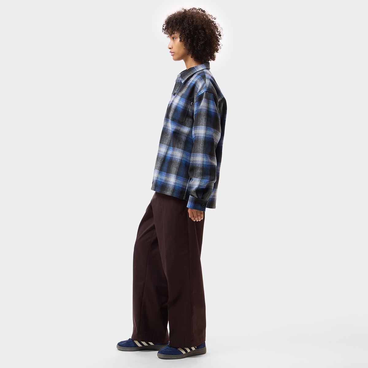 HUF (ハフ) Worldwide JP /TOPS & SHIRTS（トップス&シャツ）/ GRADIENT OMBRE LS SHIRT商品 / BURGUNDY