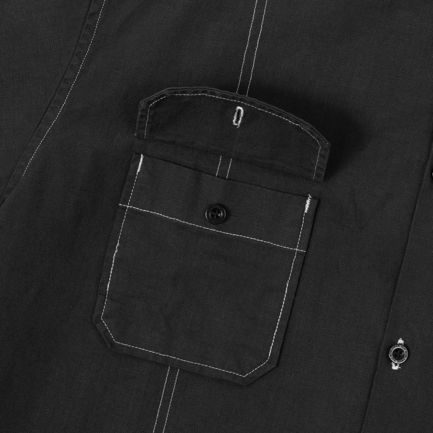 HUF (ハフ) Worldwide JP /TOPS & SHIRTS（トップス&シャツ）/ huf CO-OP CONTRAST DYED SHIRT商品 / BURGUNDY