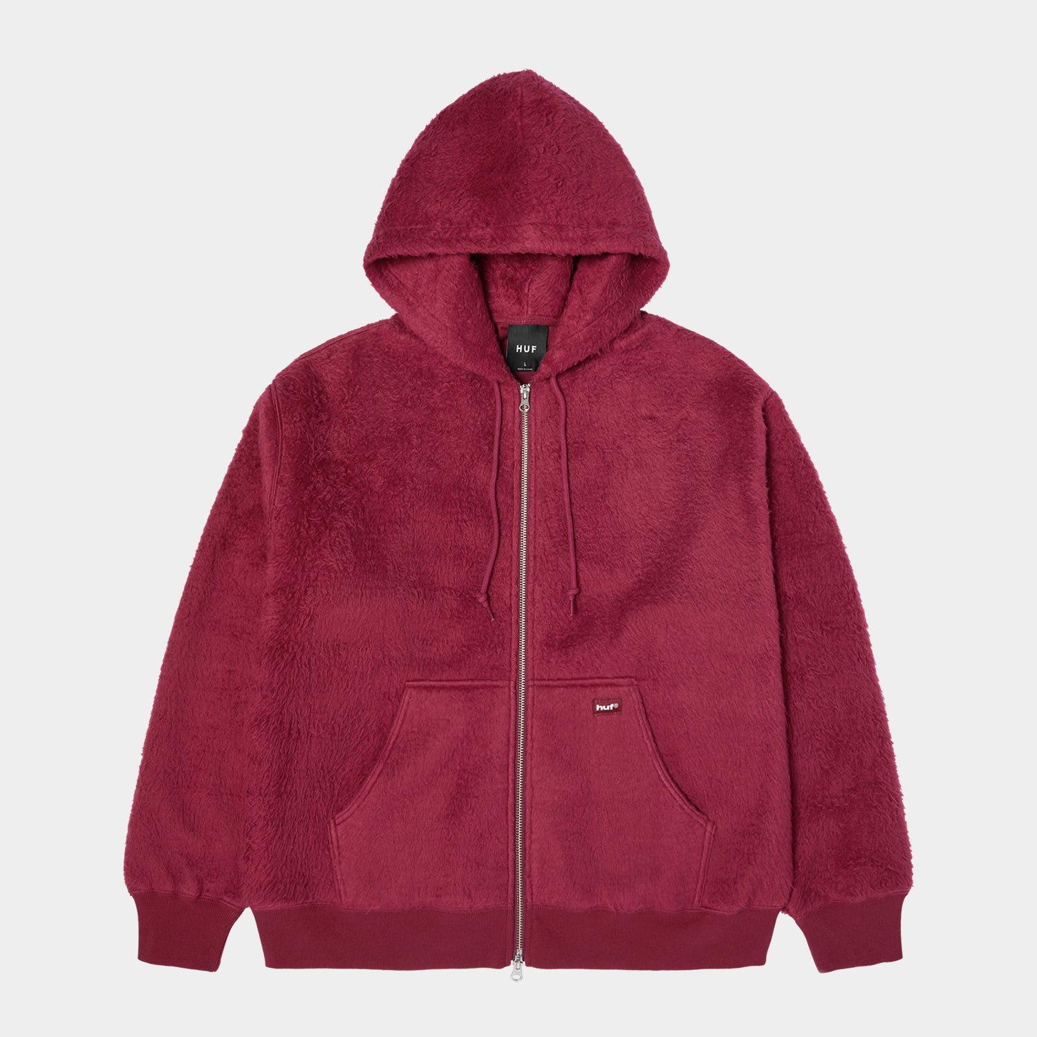 HUF (ハフ) Worldwide JP /HOODIES（パーカー）/ CORSO HEAVYWEIGHT FULL ZIP HOODIE商品 / BERRY
