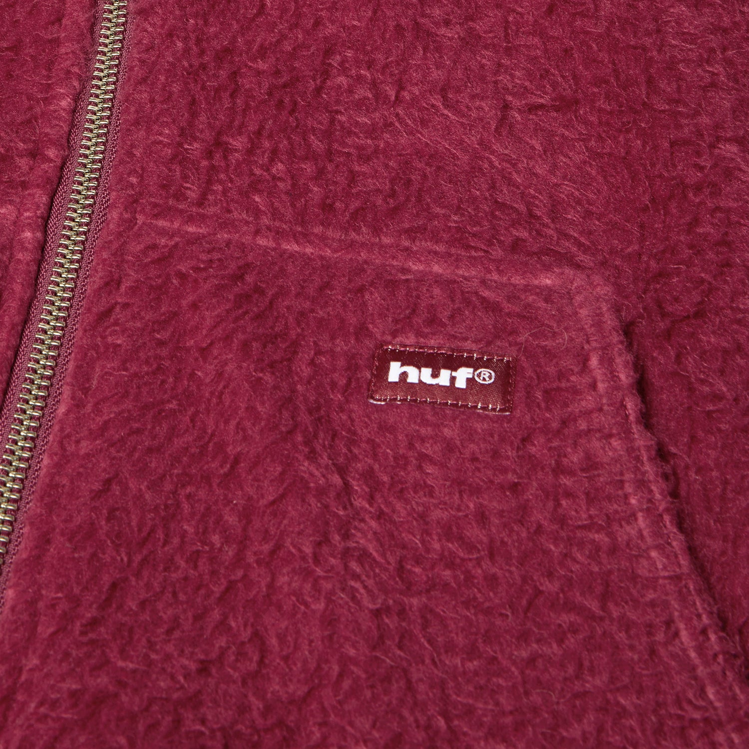 HUF (ハフ) Worldwide JP /HOODIES（パーカー）/ CORSO HEAVYWEIGHT FULL ZIP HOODIE商品 / BERRY