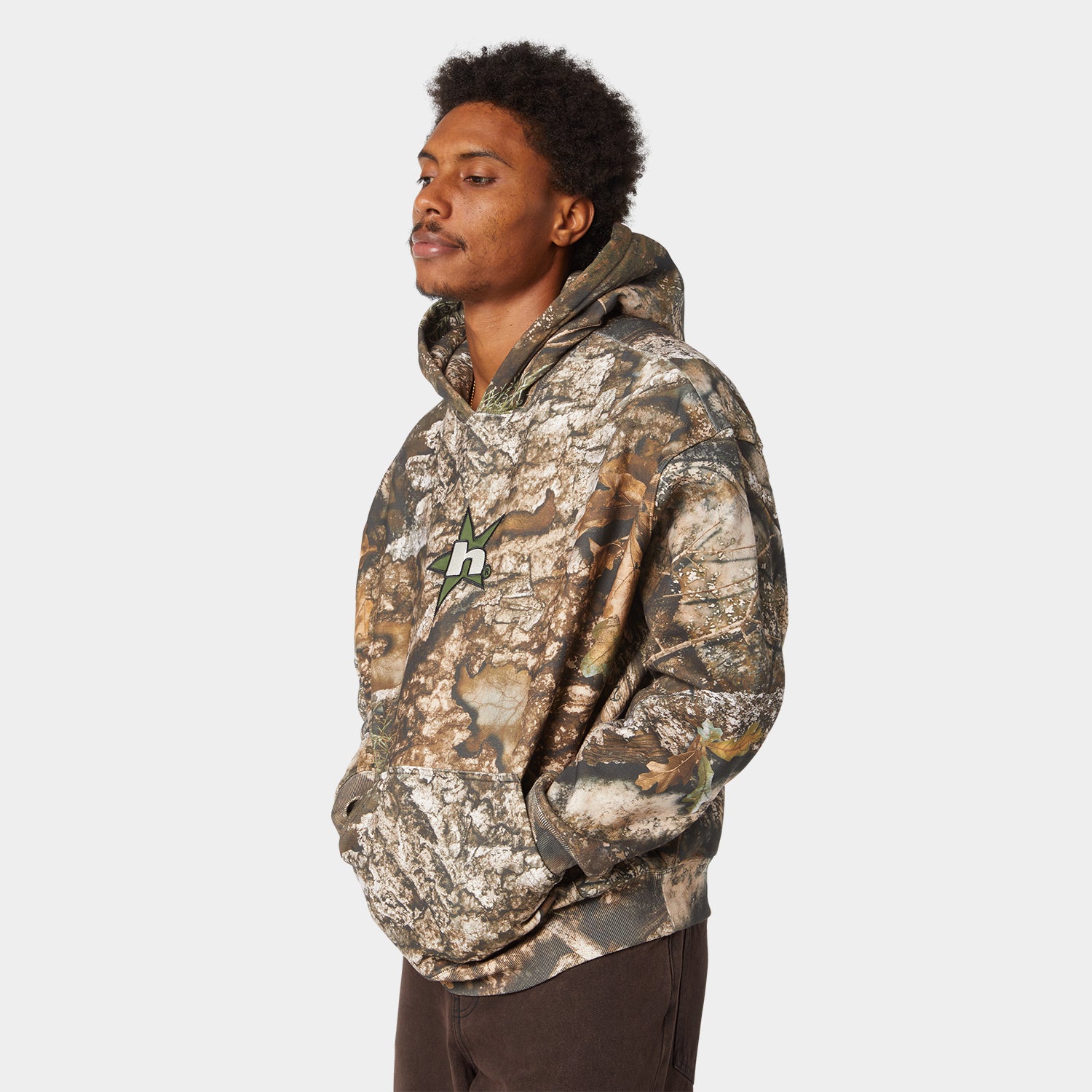 HUF (ハフ) Worldwide JP /HOODIES（パーカー）/ HUF X REALTREE® HEAVYWEIGHT HOODIE商品 / REALTREE