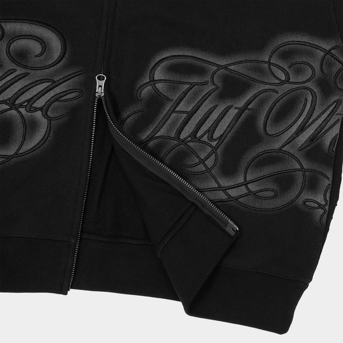 HUF (ハフ) Worldwide JP /HOODIES（パーカー）/ INTERNATIONAL LUXURY ZIP HOODIE商品 / BLACK