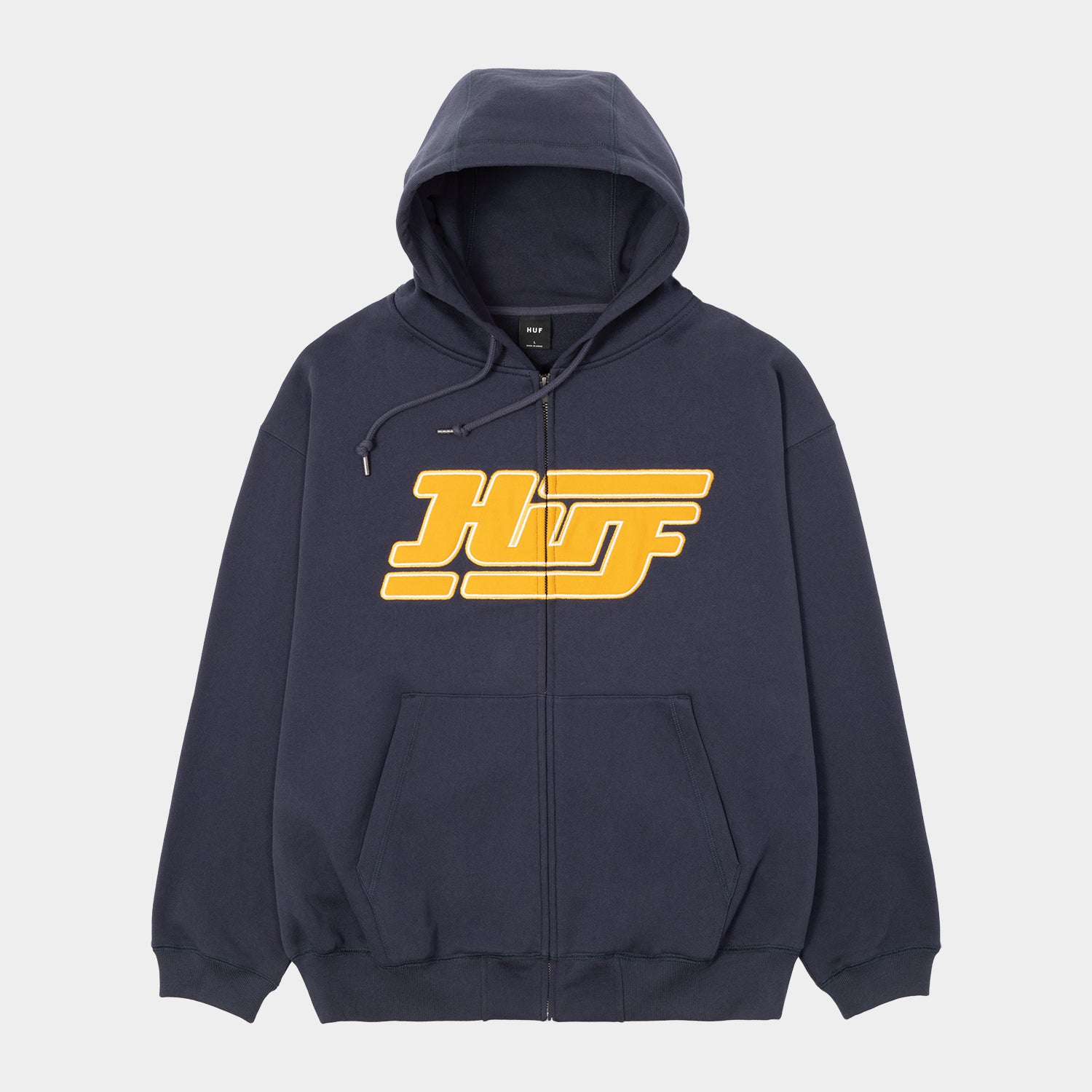 HUF (ハフ) Worldwide JP /HOODIES（パーカー）/ EXHAUST FULL ZIP HOODIE商品 / BLACK