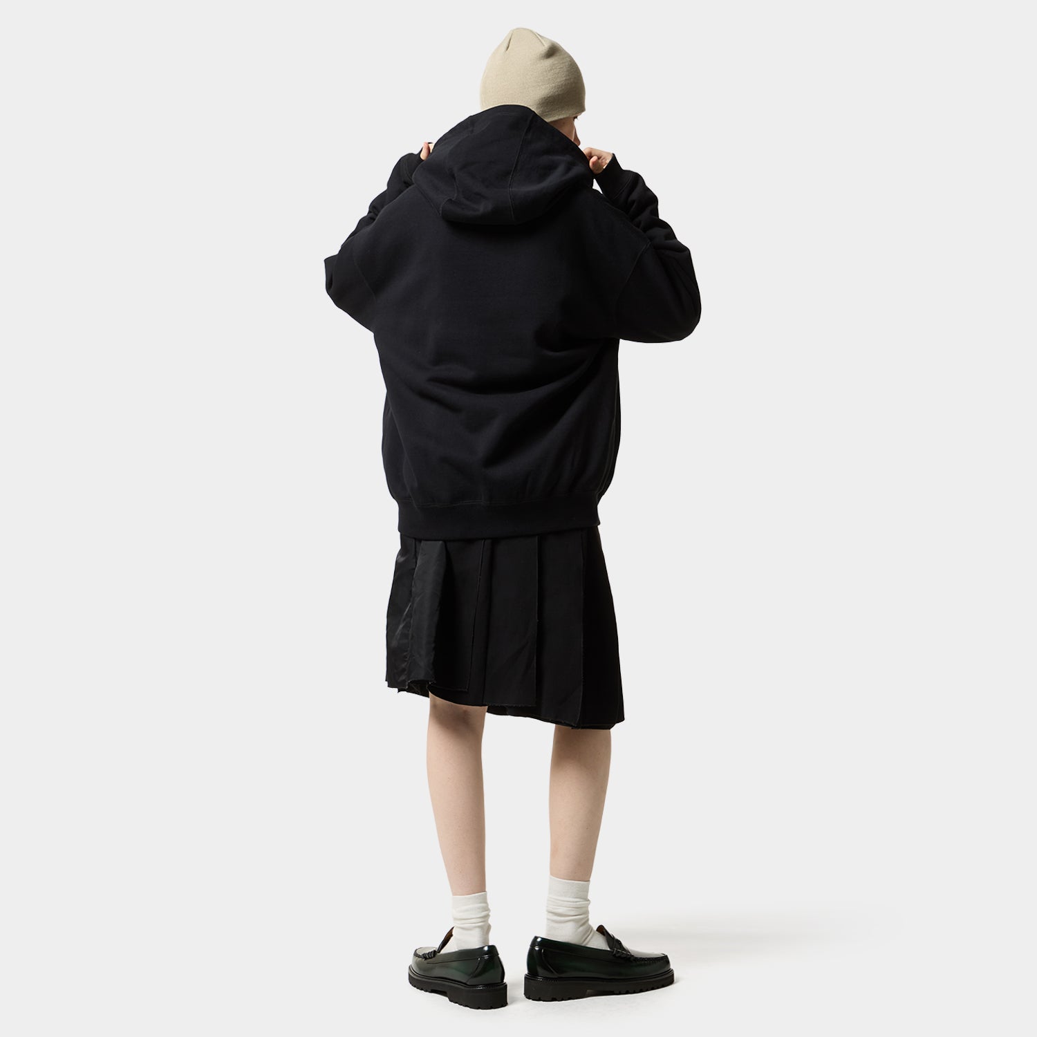 HUF (ハフ) Worldwide JP /HOODIES（パーカー）/ EXHAUST FULL ZIP HOODIE商品 / BLACK