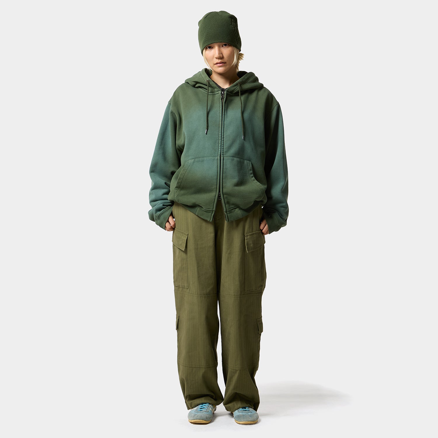 HUF (ハフ) Worldwide JP /HOODIES（パーカー）/ ARCH WIDE FULL ZIP HOODIE商品 / NAVY