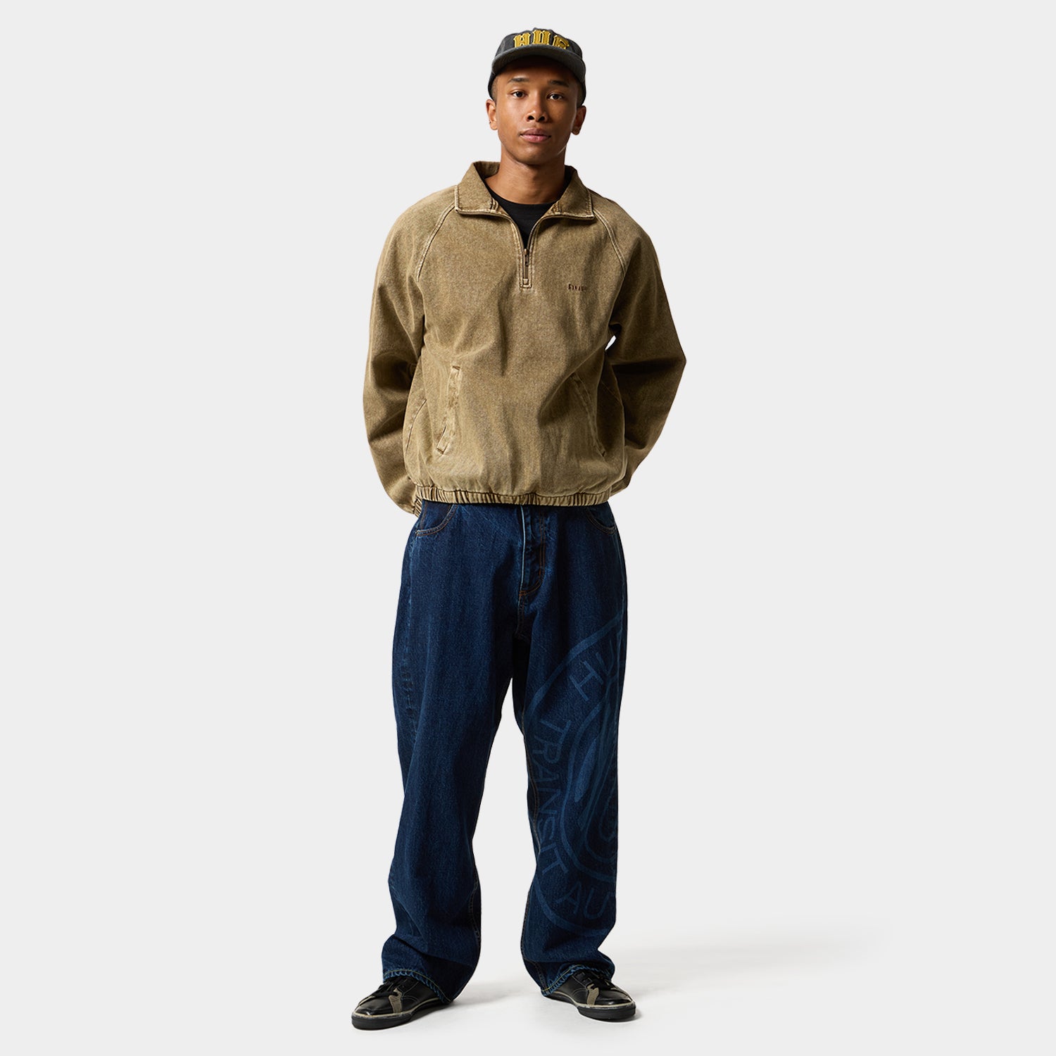 HUF eightynine HALF ZIP TOP｜SWEATSHIRTS（スウェットシャツ 