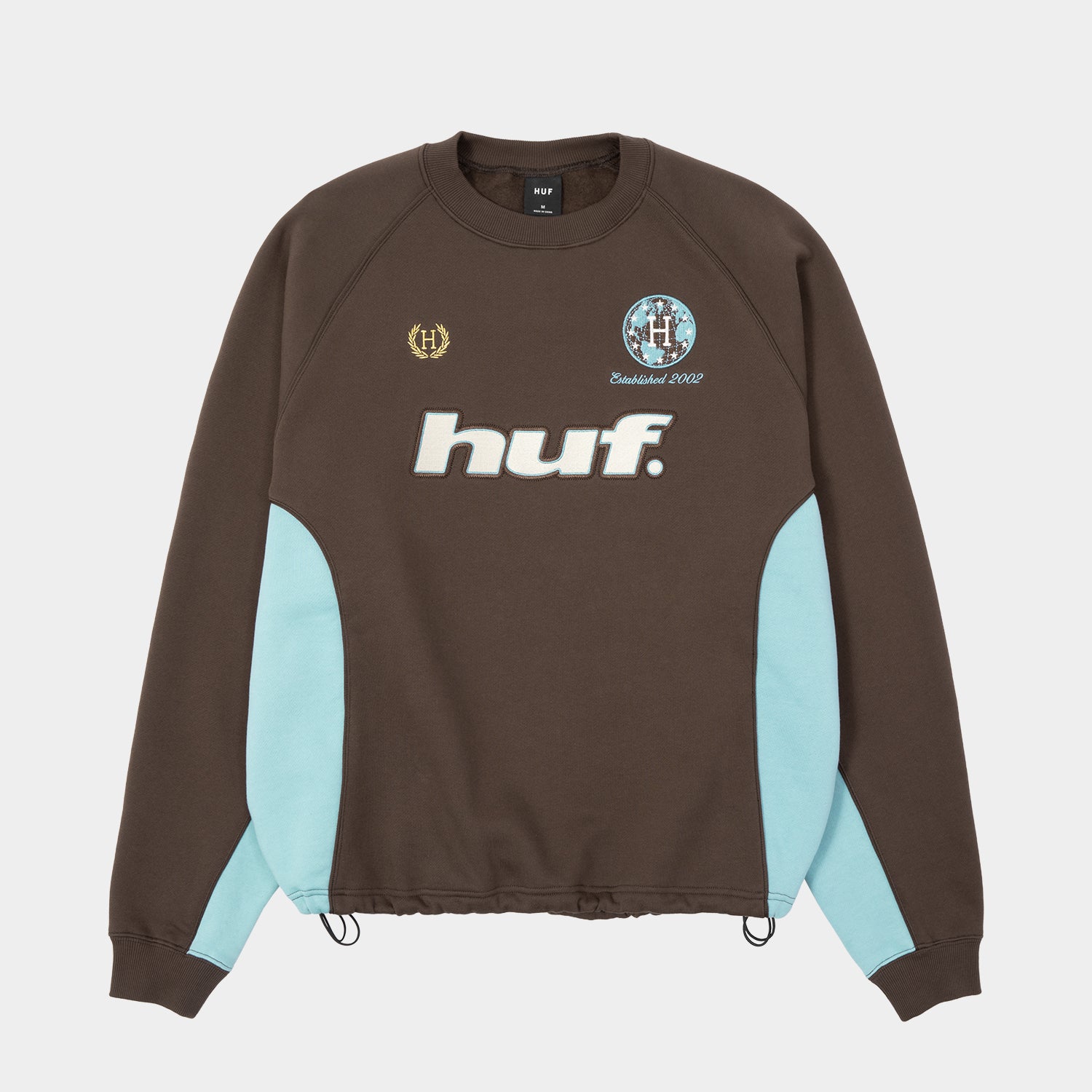 HUF (ハフ) Worldwide JP /SWEATSHIRTS（スウェットシャツ）/ LUX DRAWCORD CREW商品 / BISON