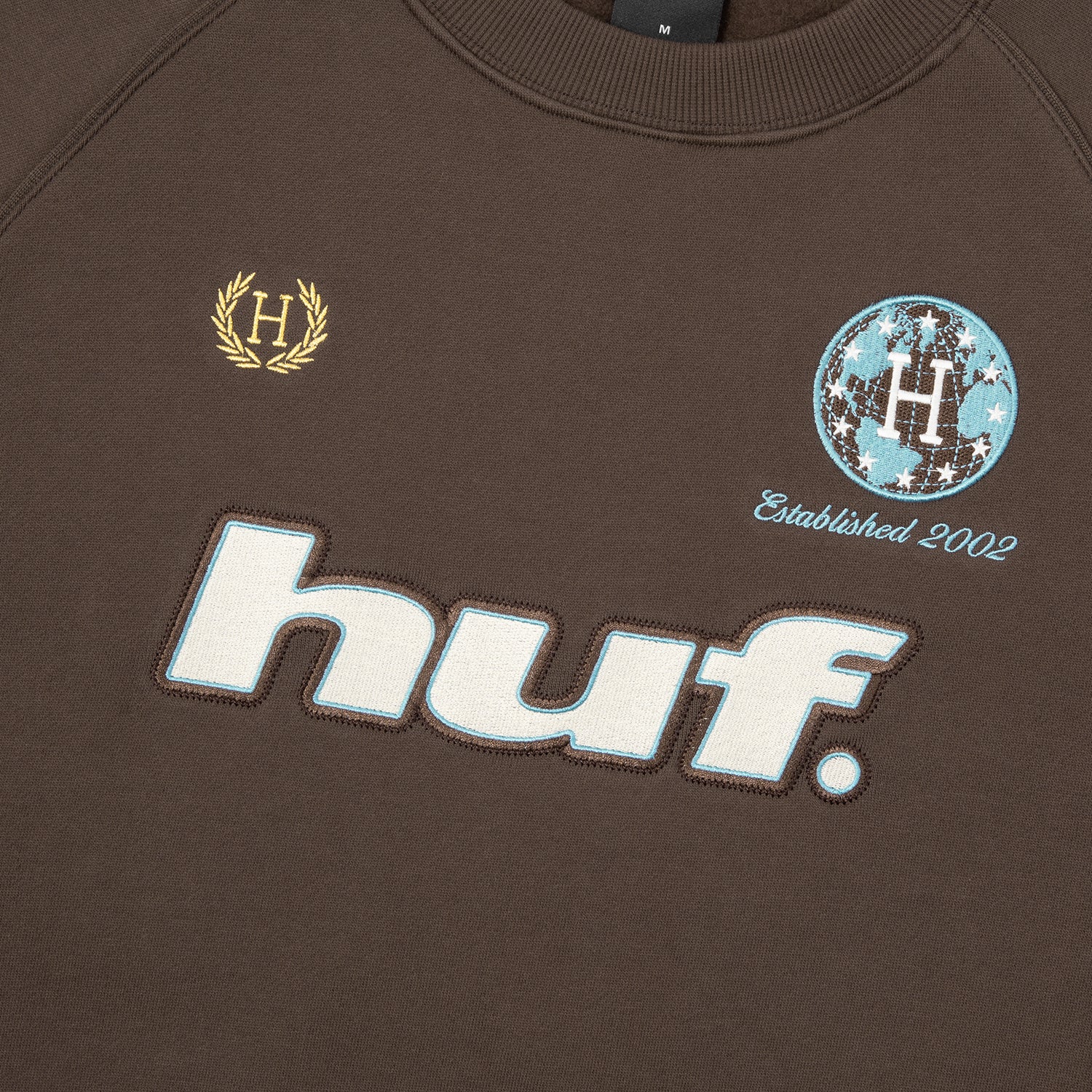 HUF (ハフ) Worldwide JP /SWEATSHIRTS（スウェットシャツ）/ LUX DRAWCORD CREW商品 / BISON