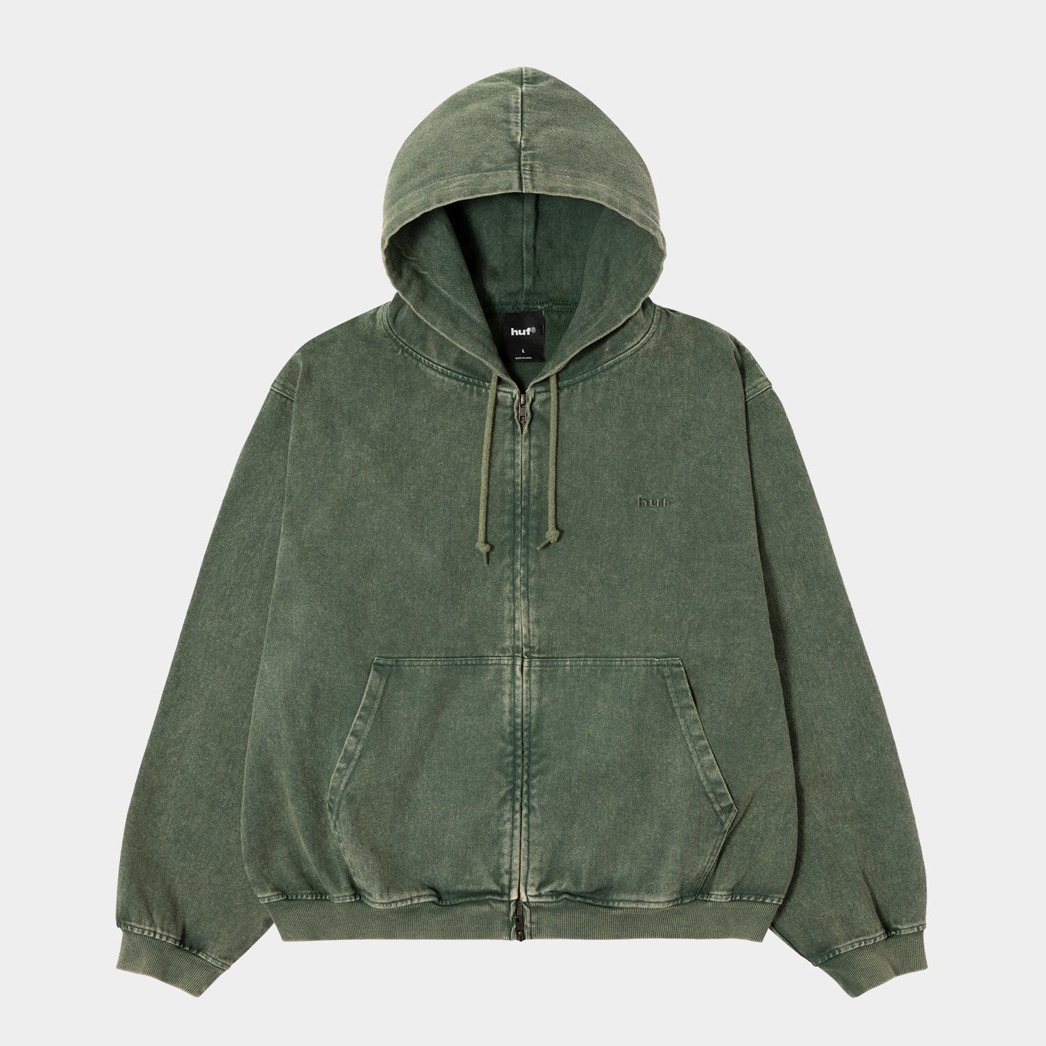 HUF®eightynine WASHED FULL ZIP HOODIE｜HOODIES（パーカー