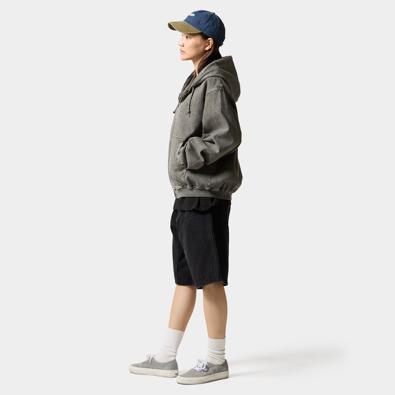 HUF (ハフ) Worldwide JP /HOODIES（パーカー）/ HUF eightynine WASHED FULL ZIP HOODIE商品 / PURPLE