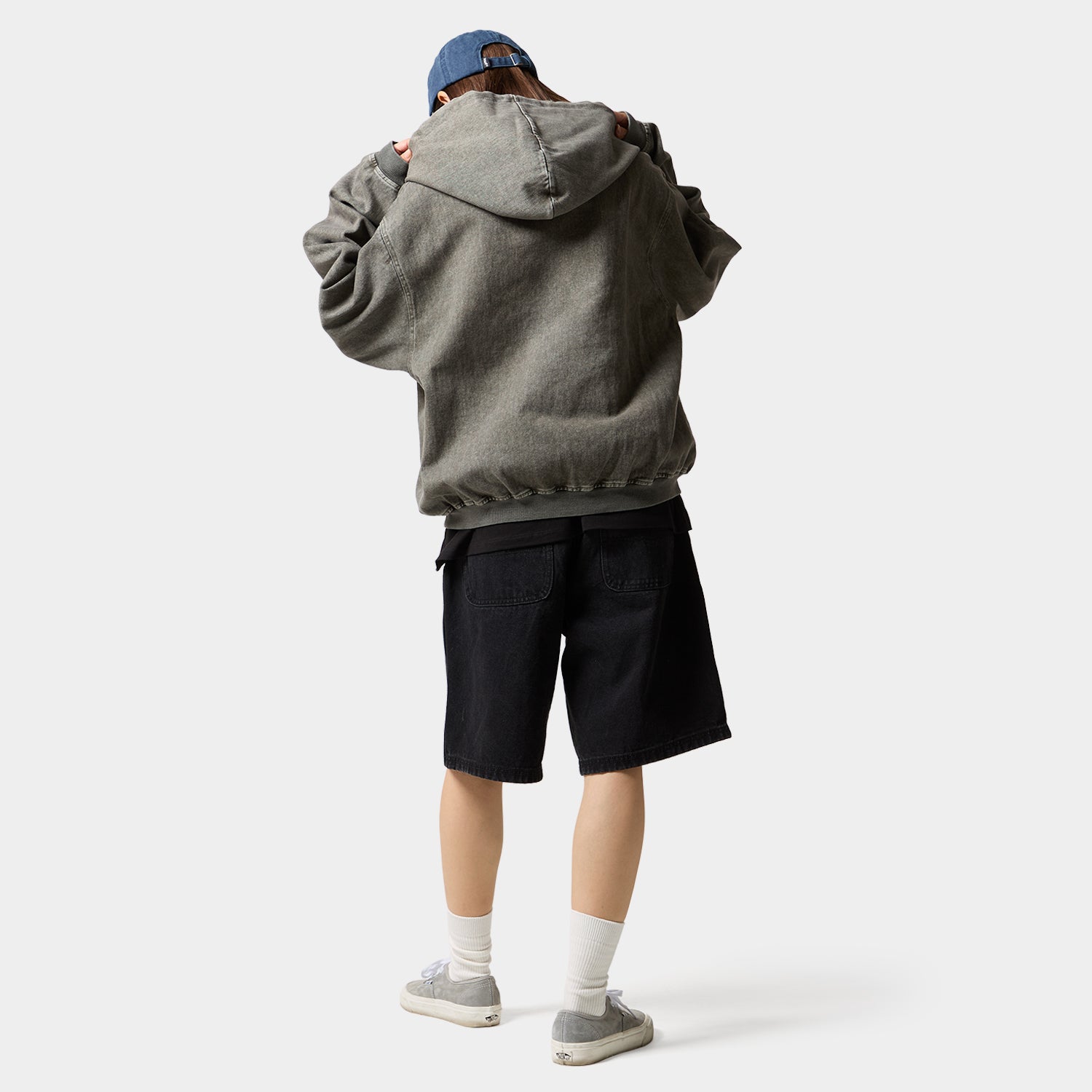 HUF (ハフ) Worldwide JP /HOODIES（パーカー）/ HUF eightynine WASHED FULL ZIP HOODIE商品 / PURPLE