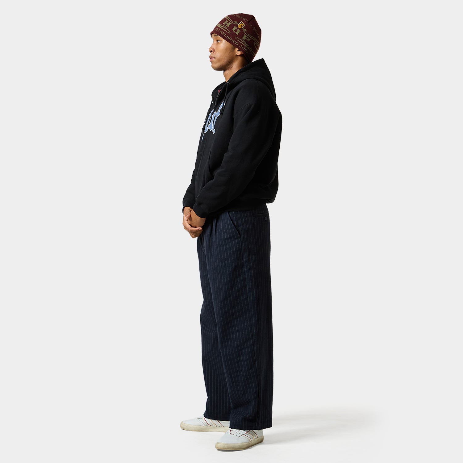 NOBLE FULL ZIP FLEECE HOODIE｜HOODIES（パーカー）｜【公式通販 HUF