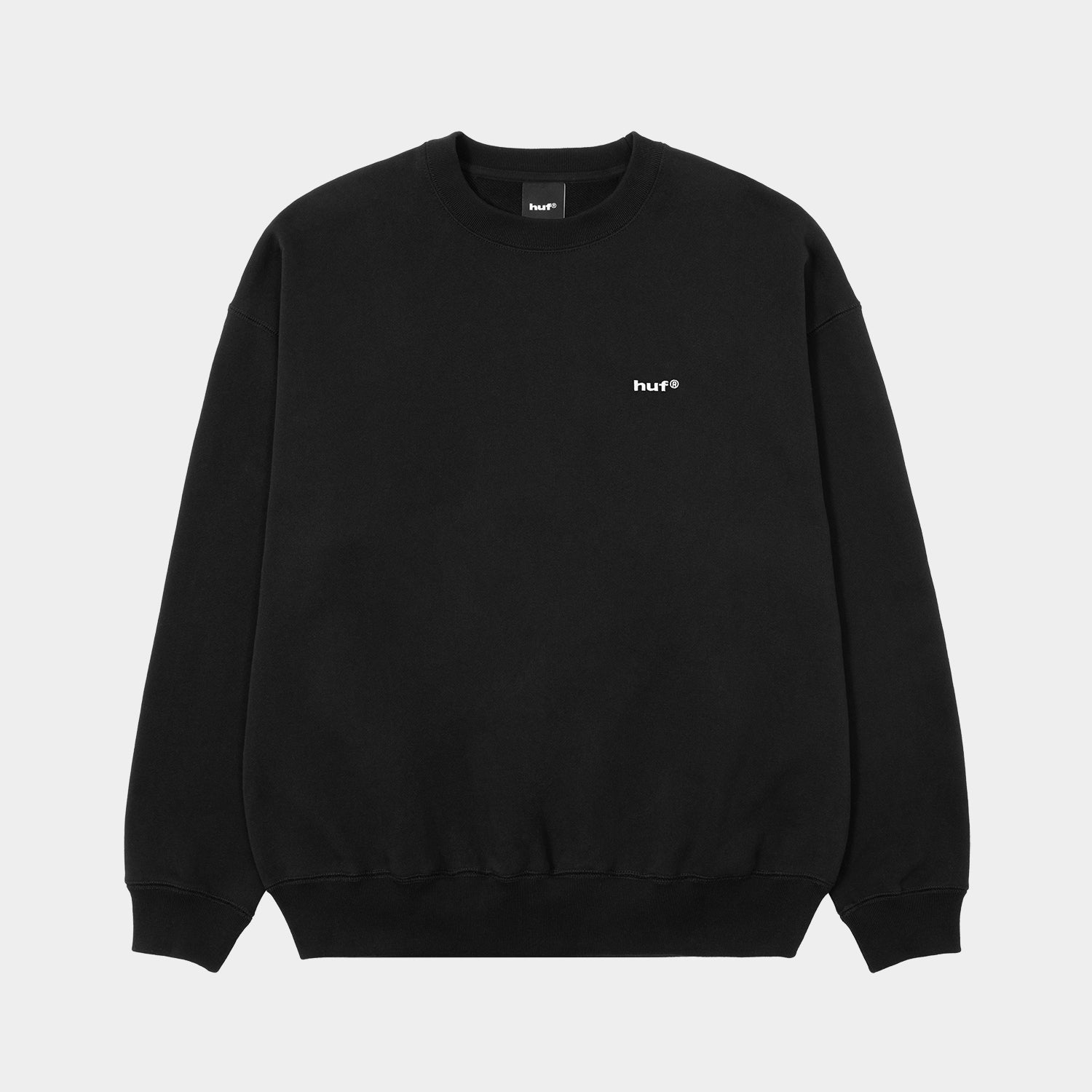 HUF 黒 トレーナー XXL FALL 22 COLLECTION HUF / TRANSIT AUTHORITY CREWNECK