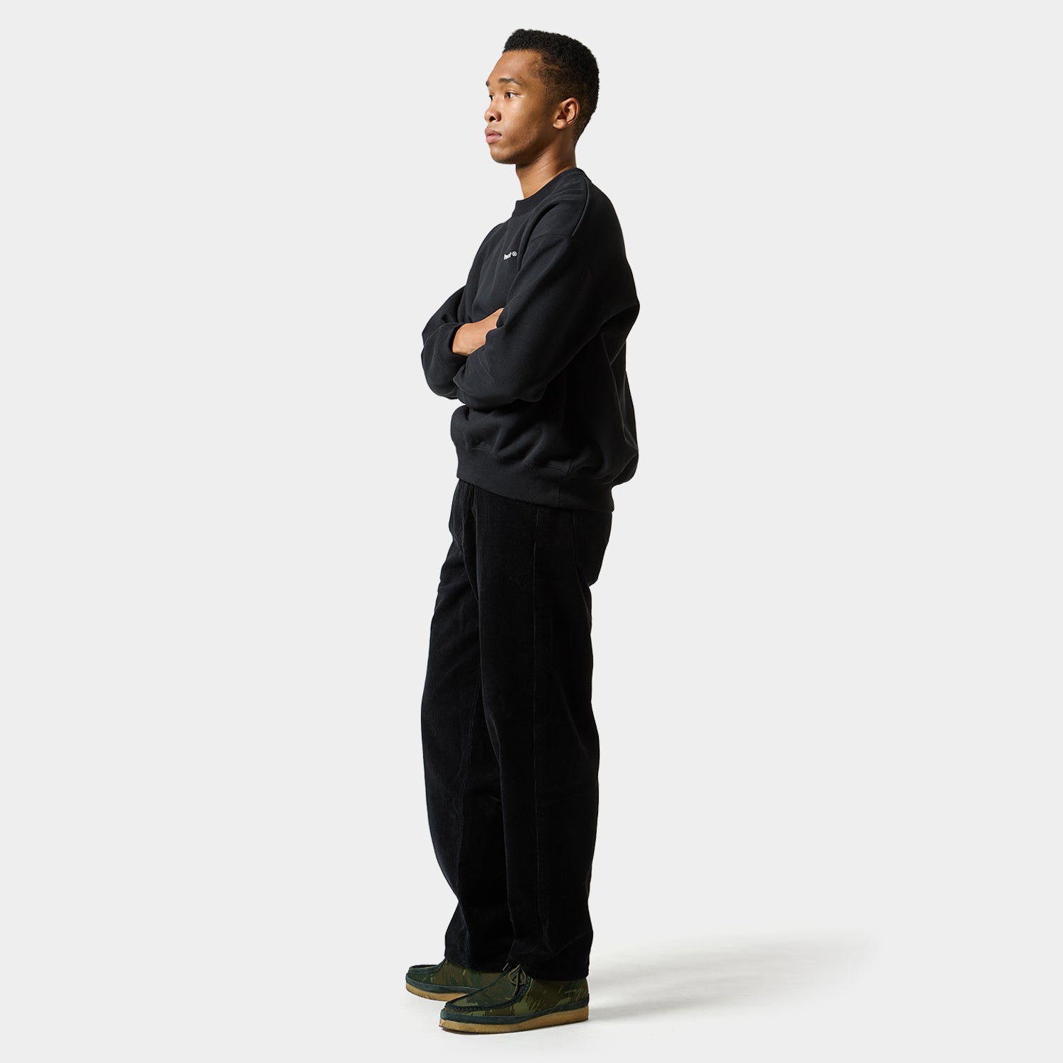 HUF 黒 トレーナー XXL FALL 22 COLLECTION HUF / TRANSIT AUTHORITY CREWNECK