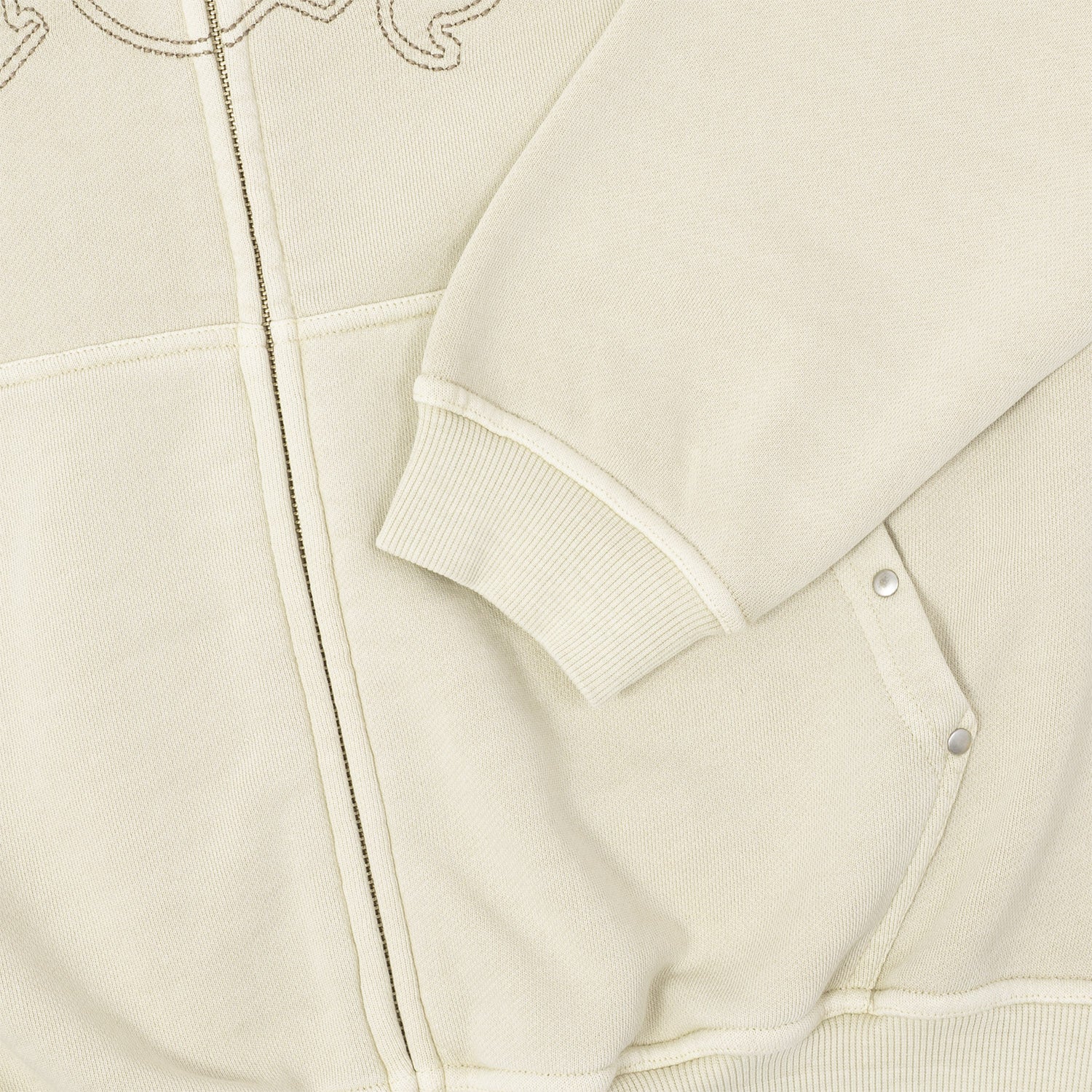 HUF (ハフ) Worldwide JP /HOODIES（パーカー）/ STUDDED FULL ZIP HOODIE商品 / BLACK