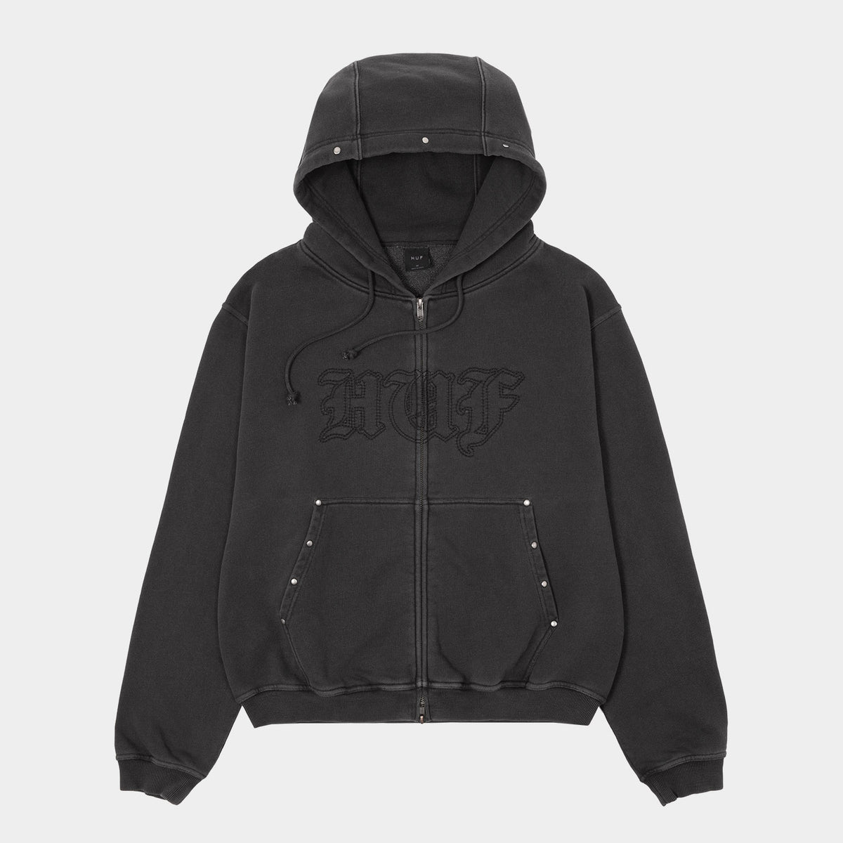 STUDDED FULL ZIP HOODIE｜HOODIES（パーカー）｜【公式通販 HUF】｜ハフ